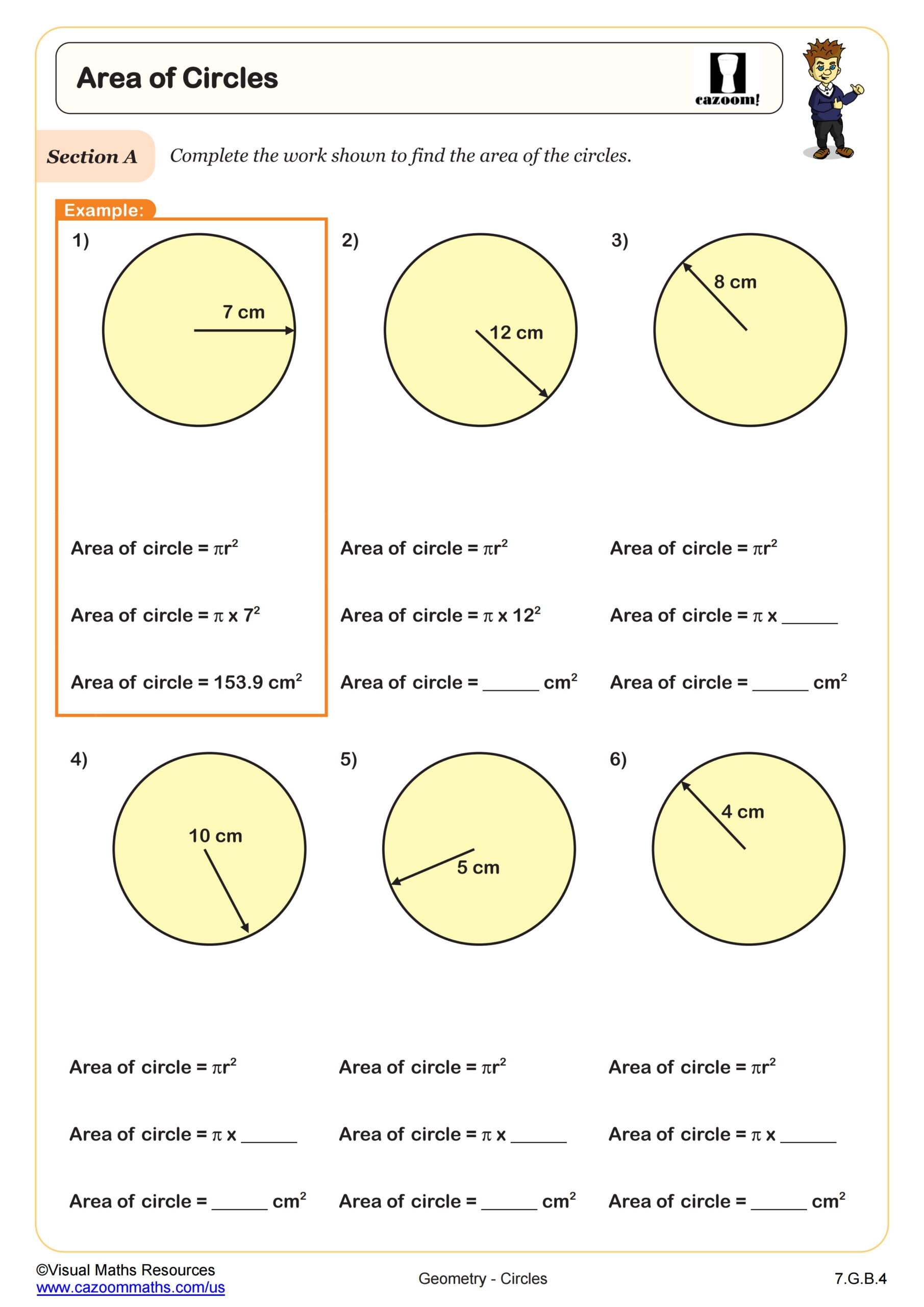 Math Printable Worksheets 7th Grade