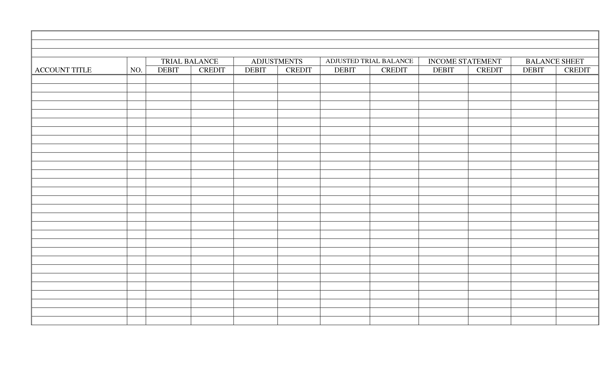 8 Column Worksheet 10 Free PDF Printables Printablee 