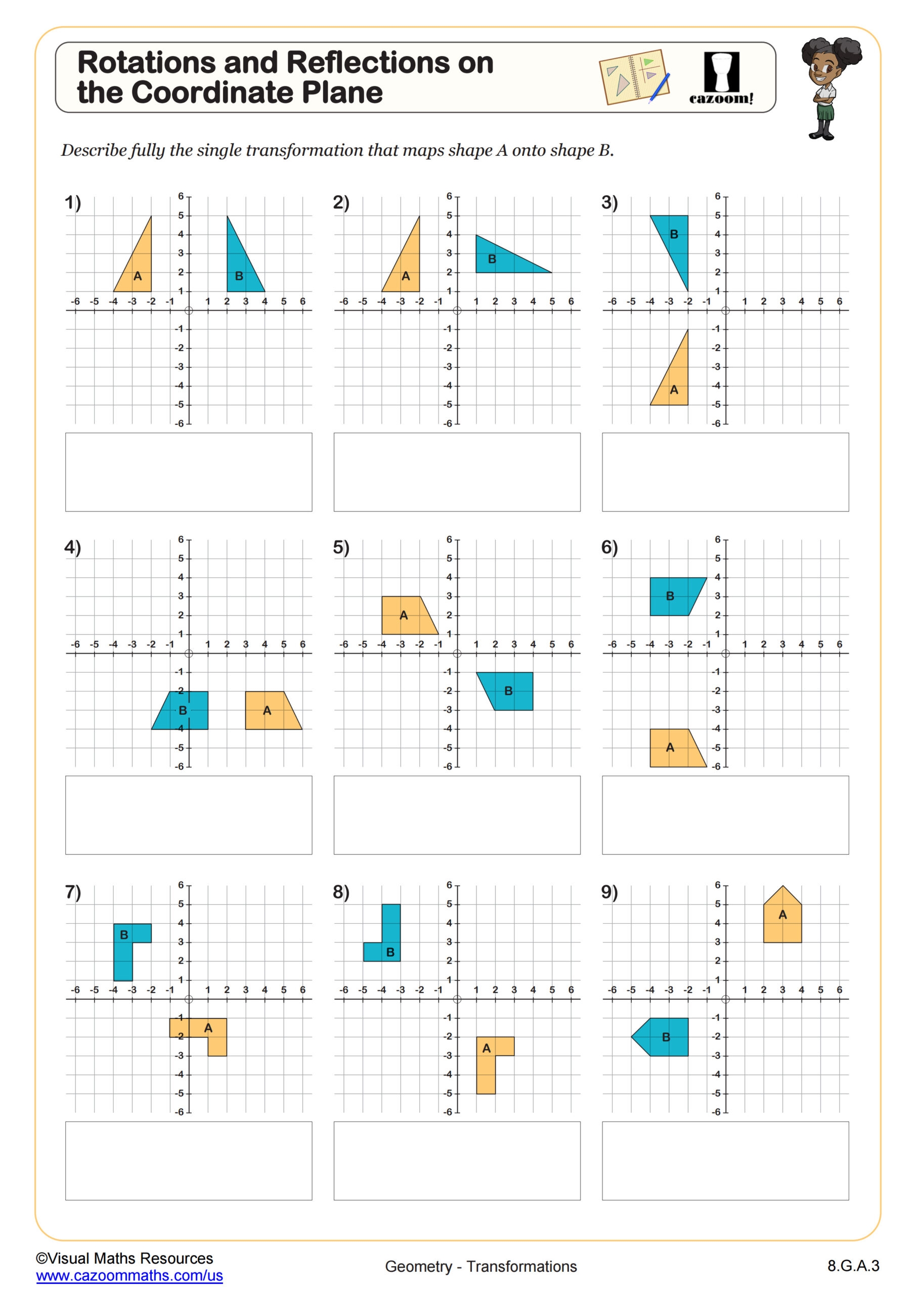 Printable Math Worksheets For 8th Grade