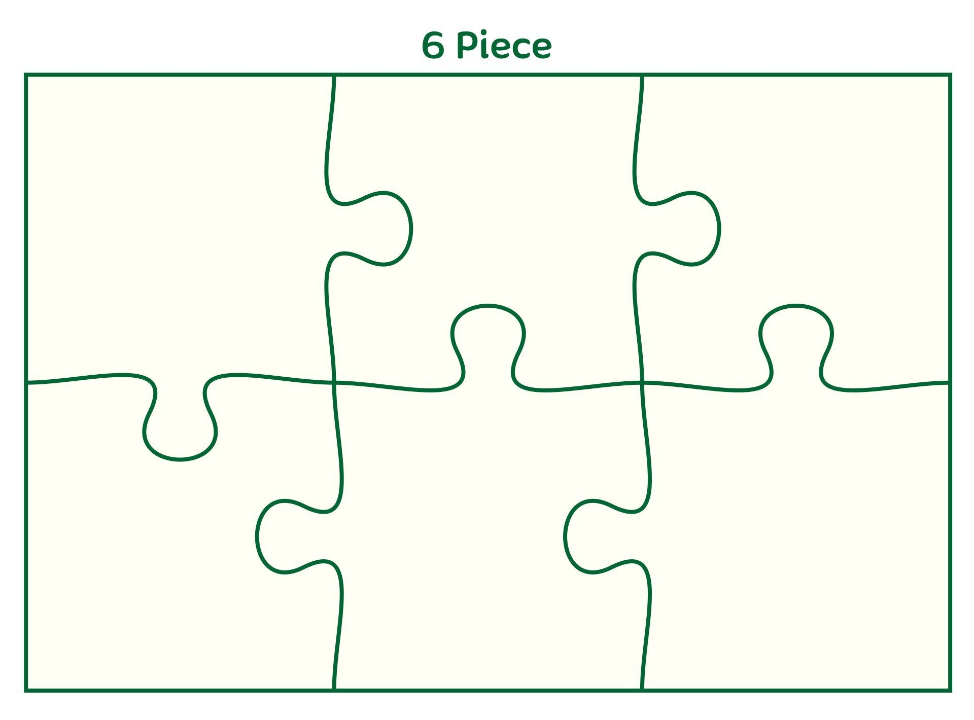 Printable Puzzle Pieces Template