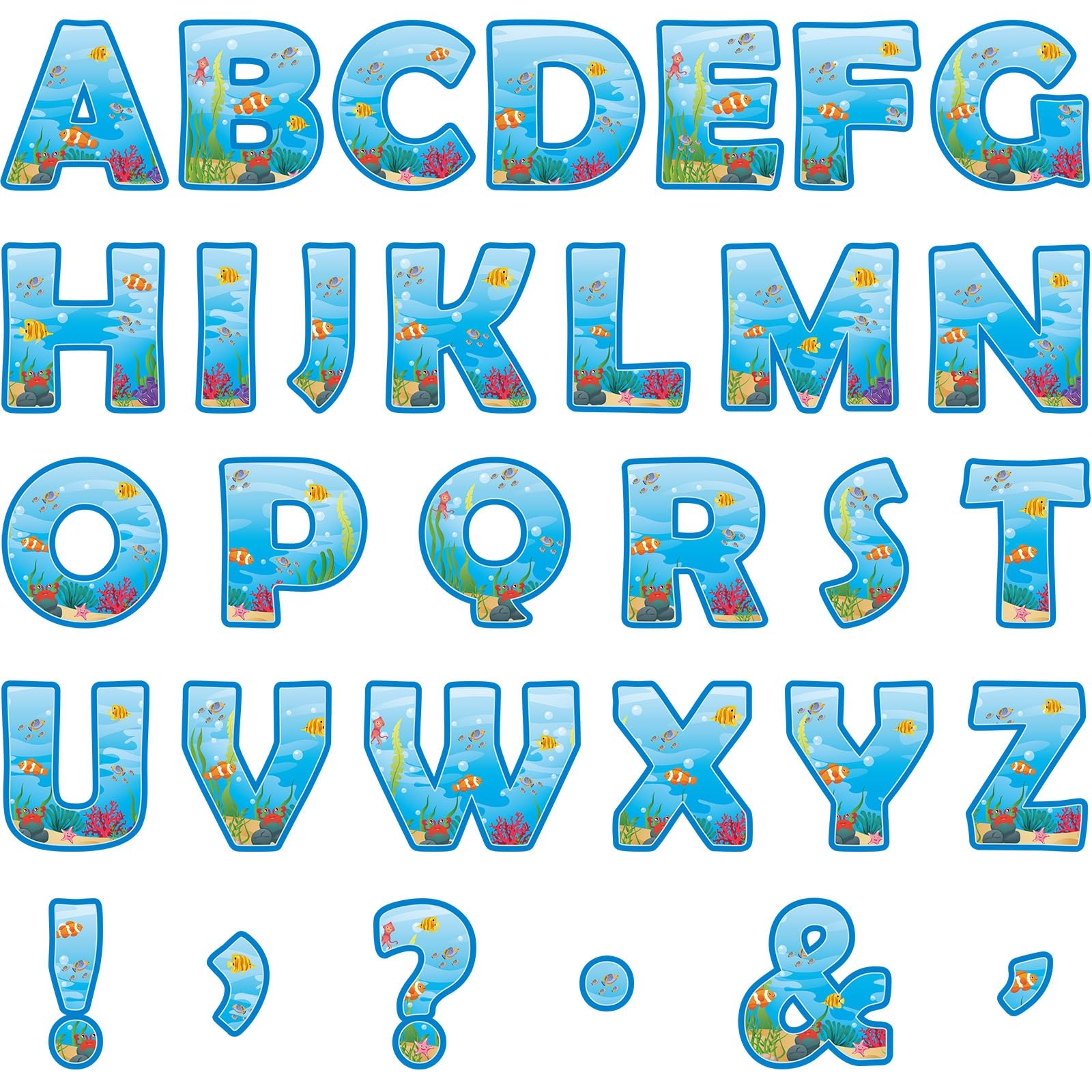 Amazon 150 PCS Large 7 Bulletin Board Letters Set Under The 
