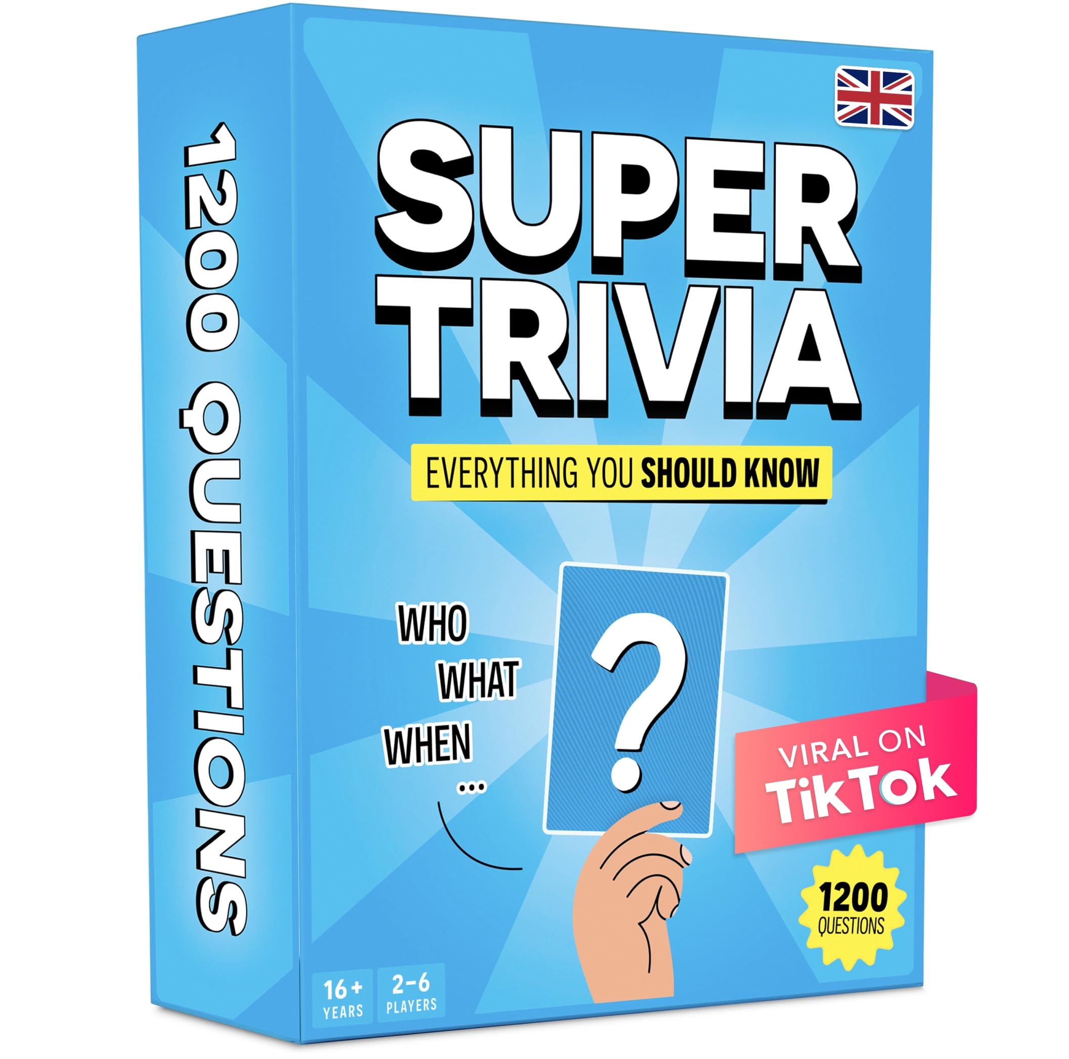 Amazon Super Trivia Game For Adults With 1200 Questions Fun 