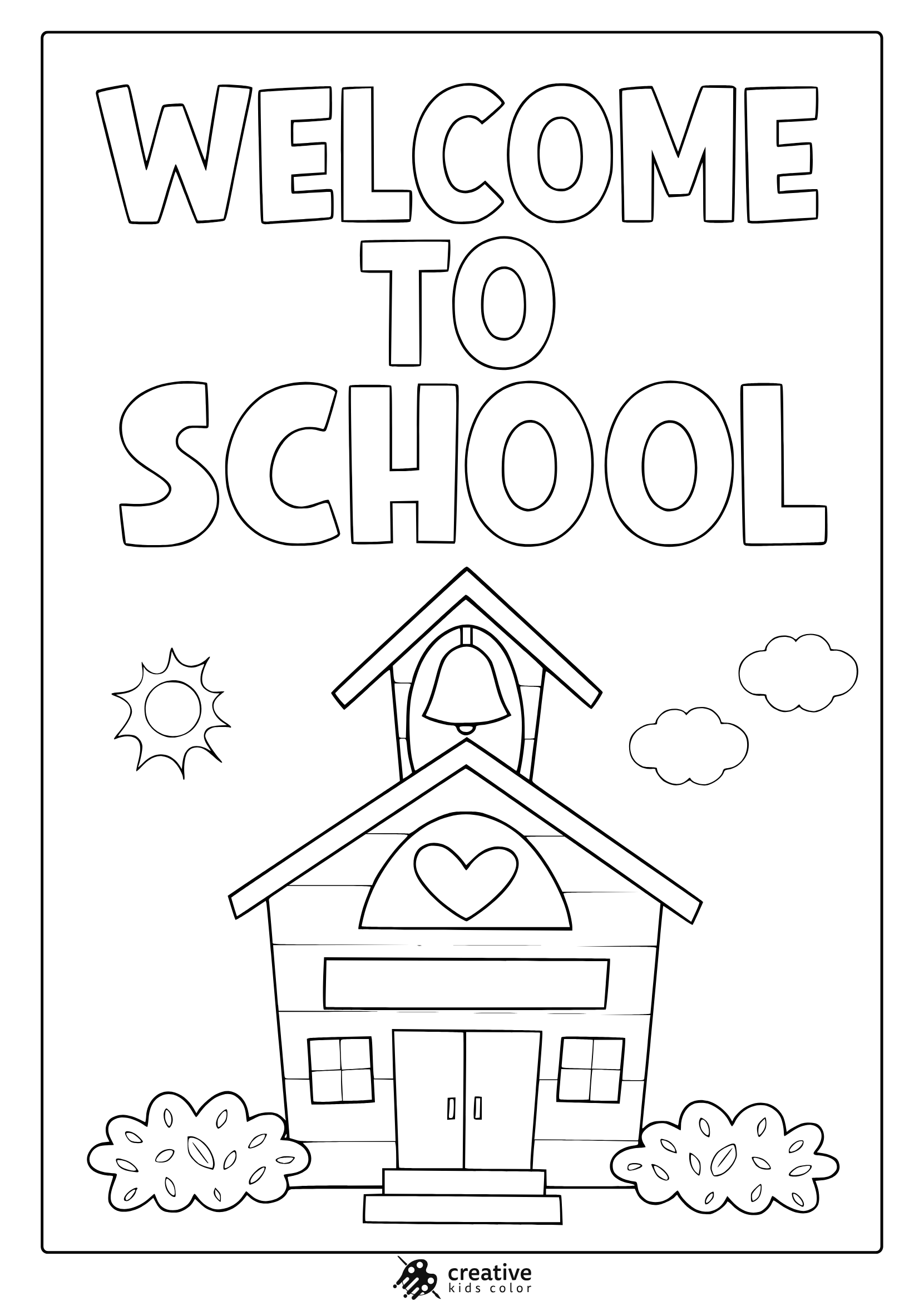 Back To School Coloring Pages Free Printable PDF 
