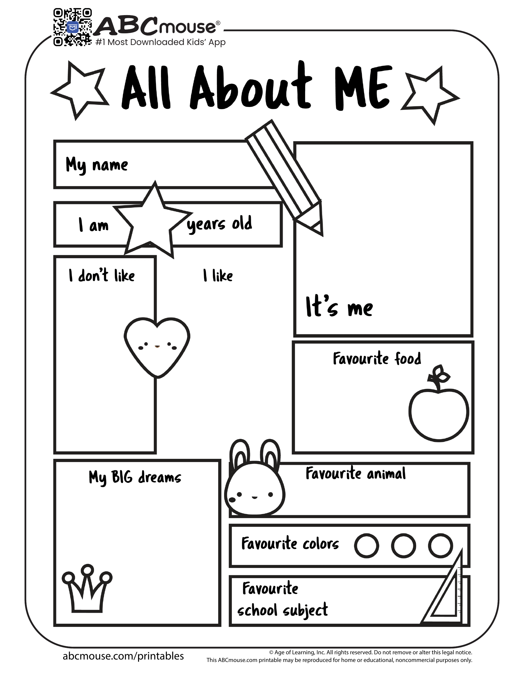 Free Printable Worksheets Kindergarten Kids