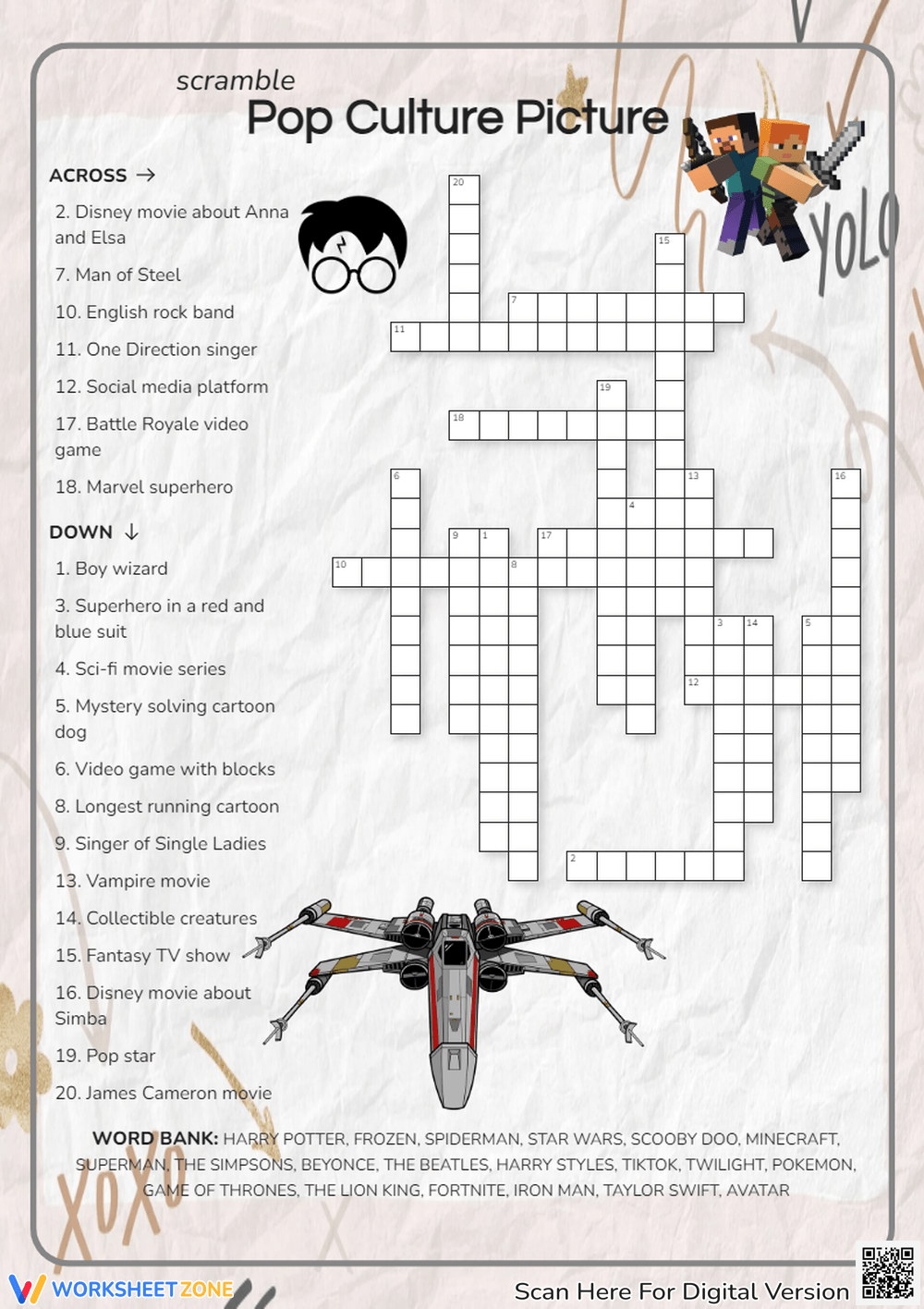 Best Online Crossword Puzzles To Play Free Parade Worksheets 