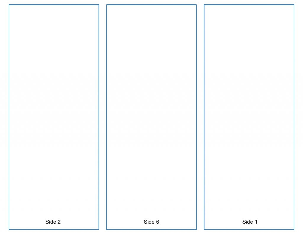 Blank Tri Fold Brochure Template Google Slides Free Download 