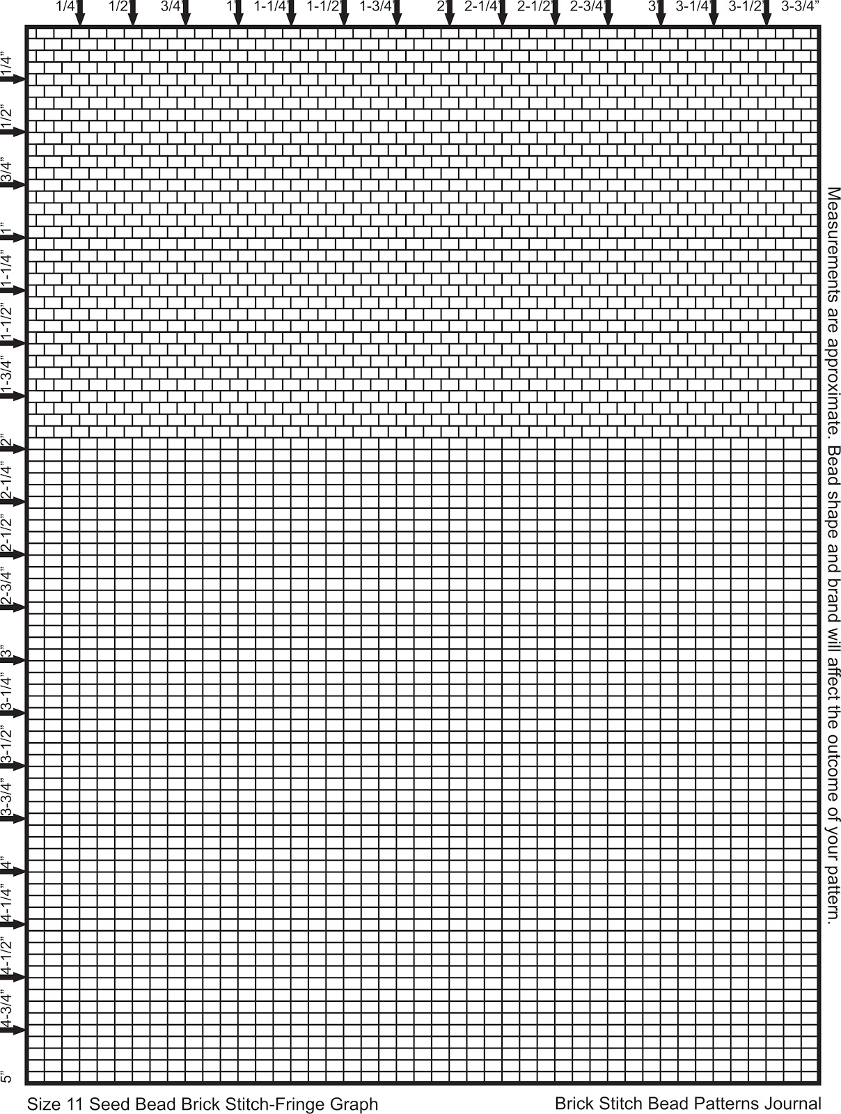 Printable Beading Graph Paper