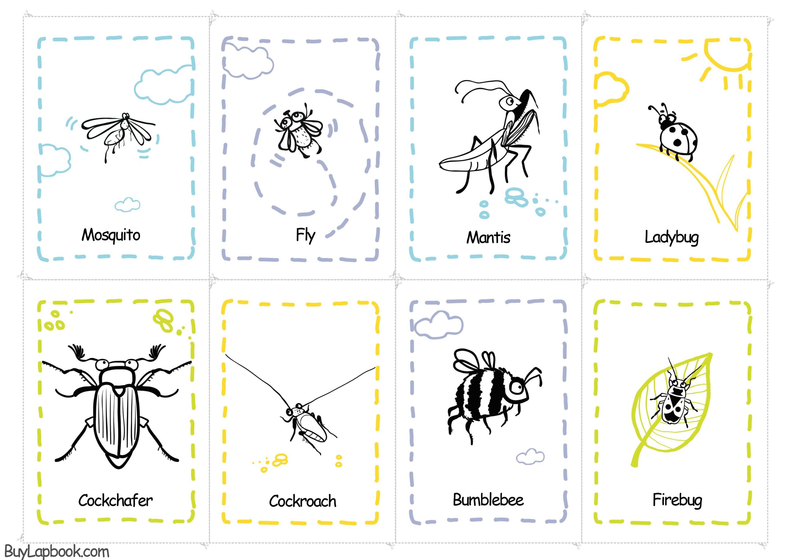 Bugs And Insects Preschool Free Printables