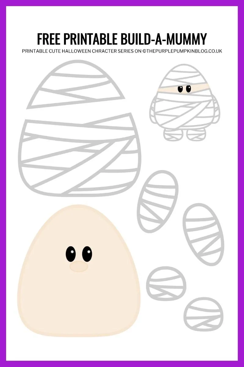 Printable Mummy Template