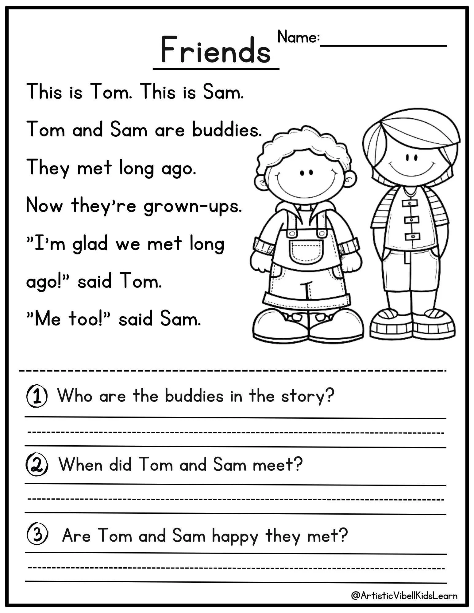Buy 100 First Grade Reading Comprehension Passages Worksheets 