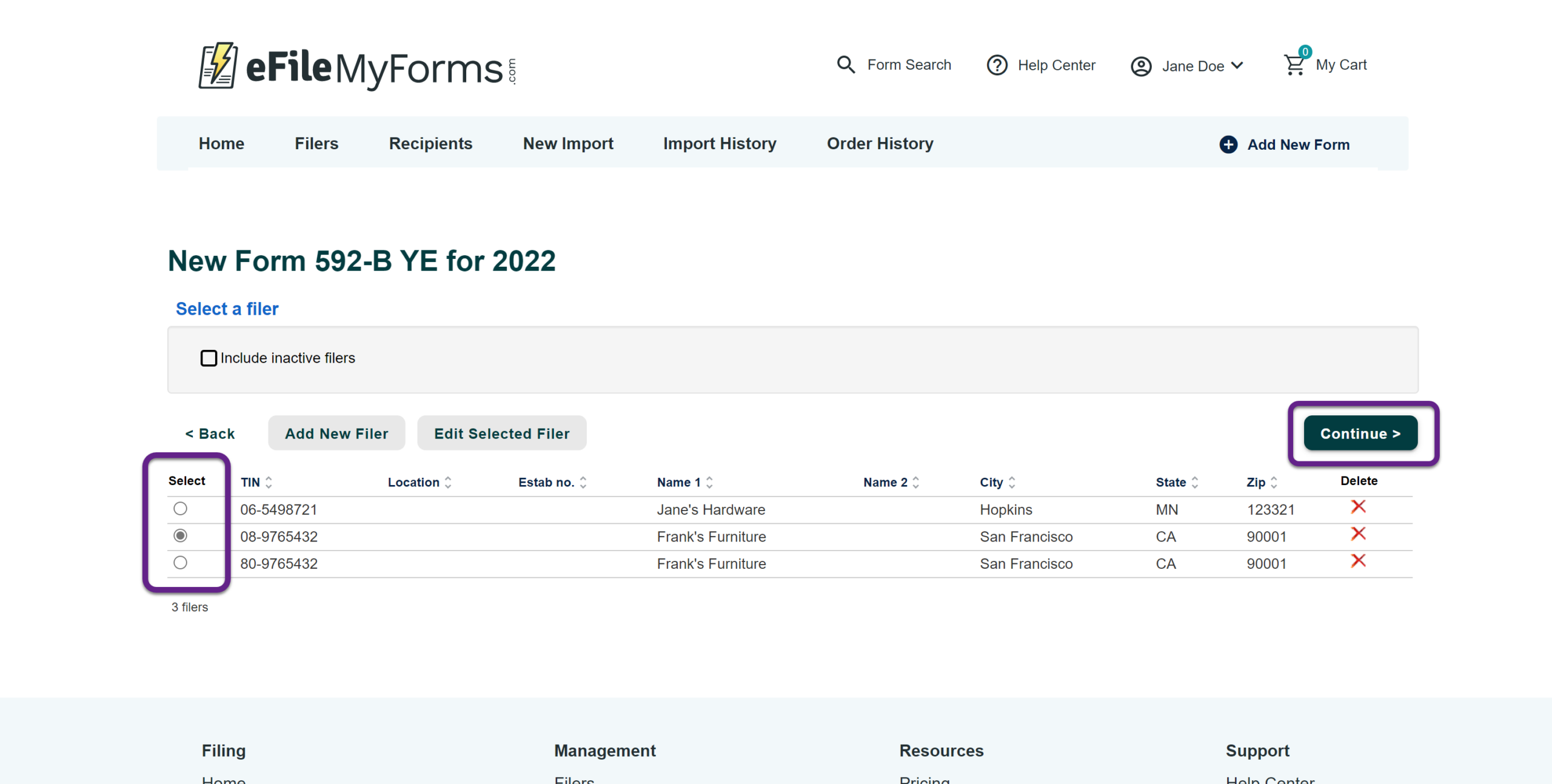 Ca Form 592 Vs 592b