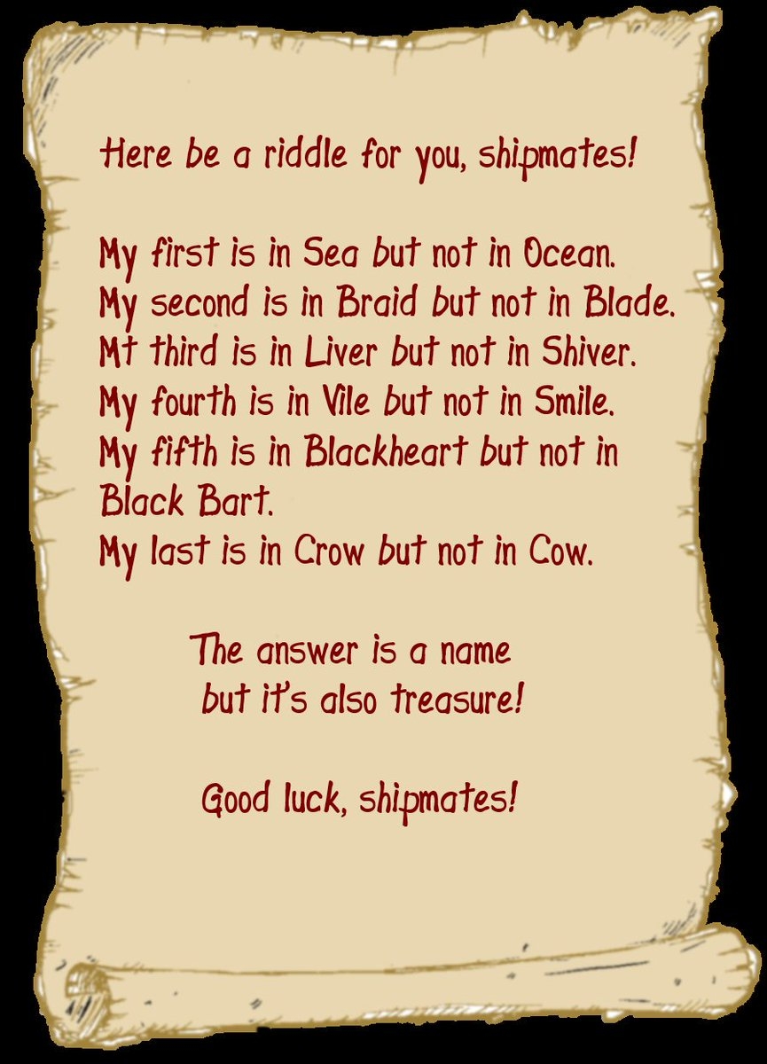 Can You Solve This Riddle pirateescape escaperoom whitleybay 