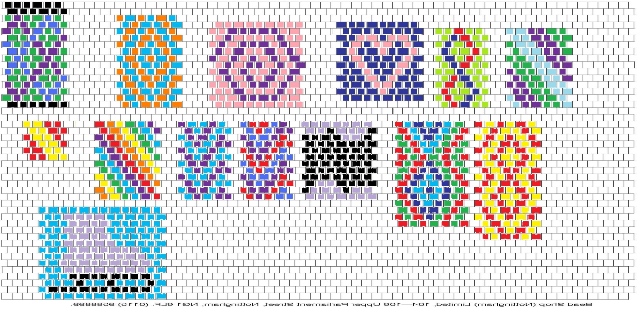 Charted Peyote Free Printable Peyote Patterns Odd Count Peyote 