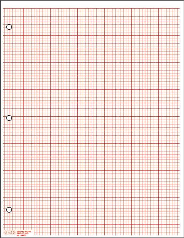 Graph Paper 1/8 Inch Grid