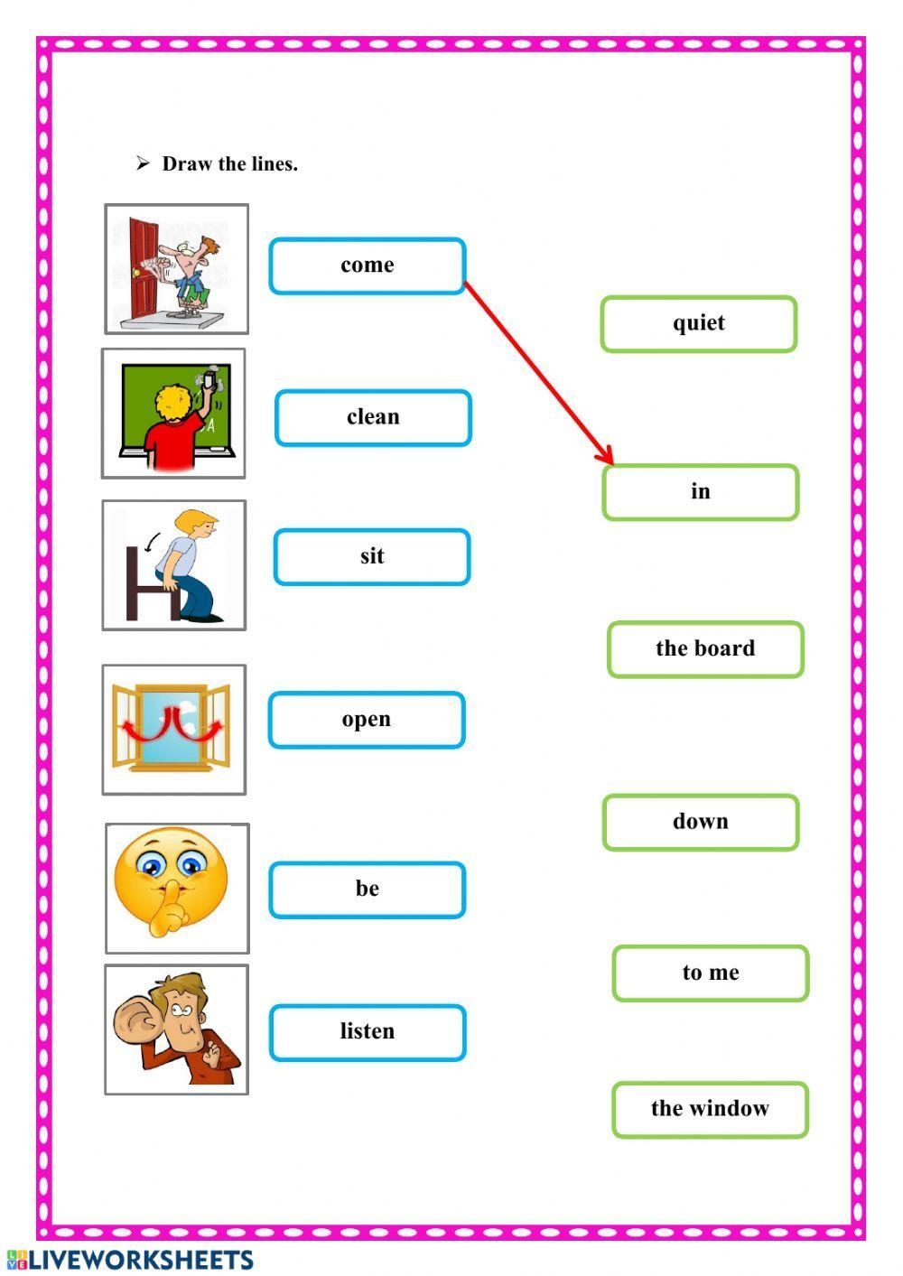 Classroom Rules Free Interactive Worksheets 89567