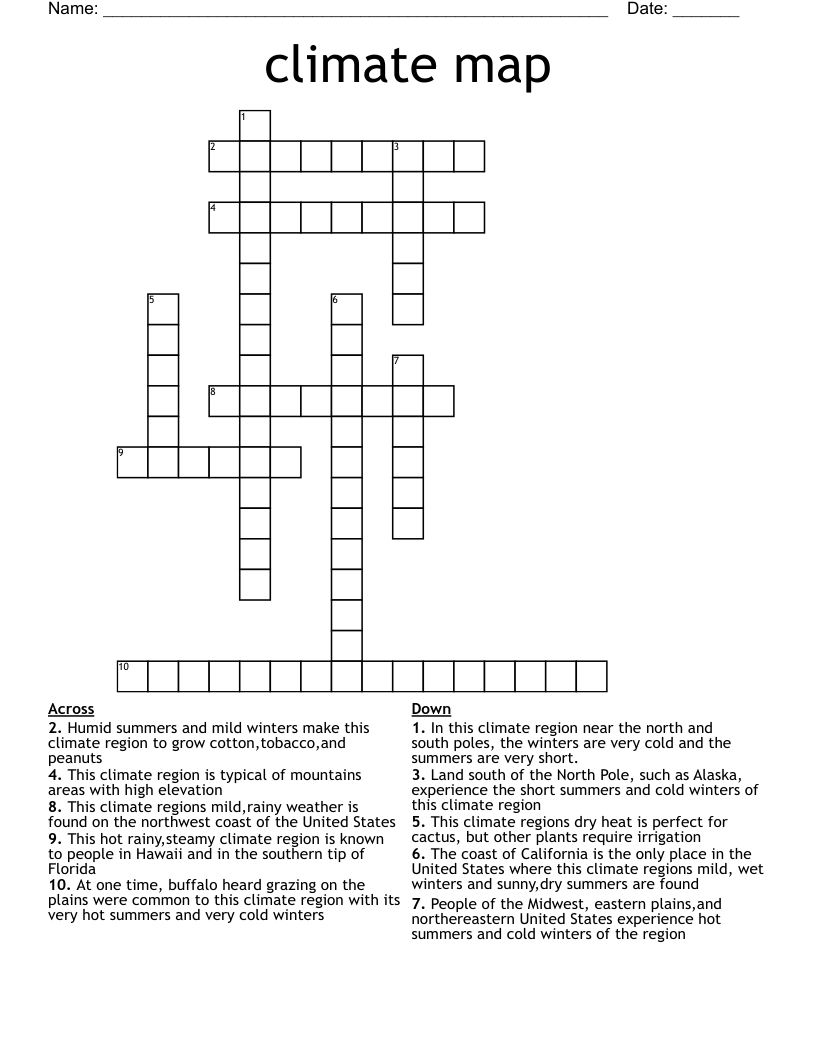 Crossword Solver Hot And Humid