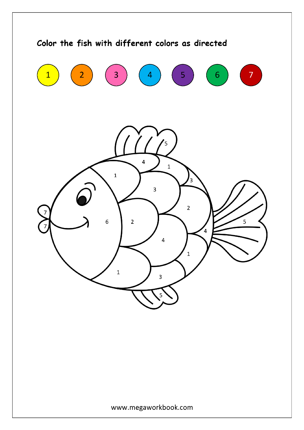 Color By Number Coloring Pages Color By Number Printables For 