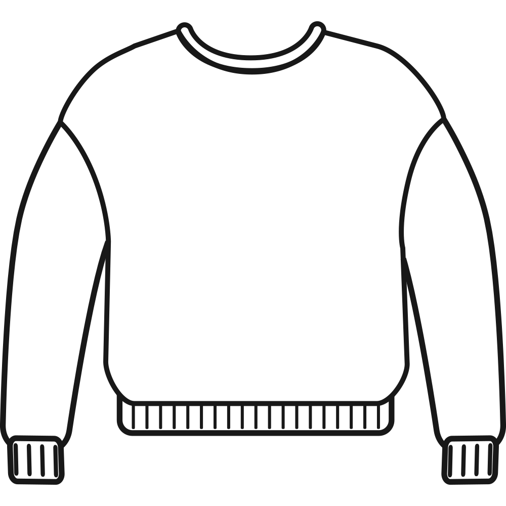 Sweater Printable Template