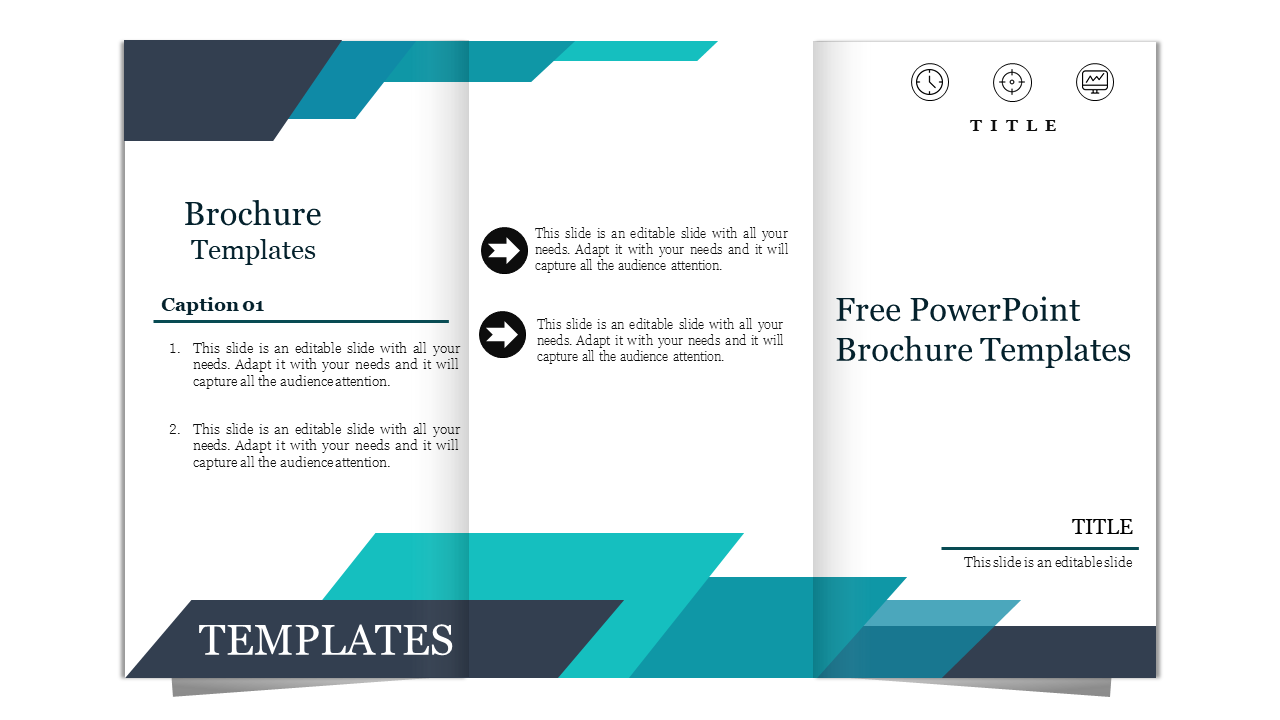 Concise Free PowerPoint Brochure Templates And Google Slides