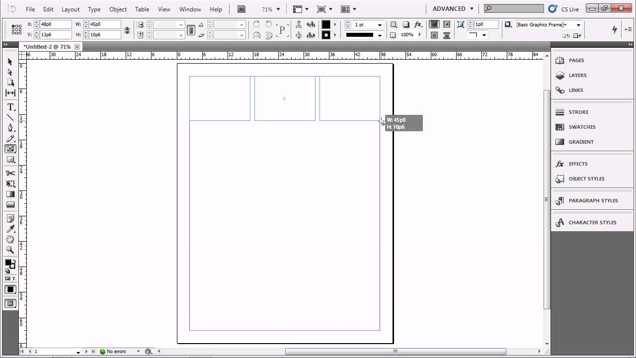 How To Make A Border In Indesign