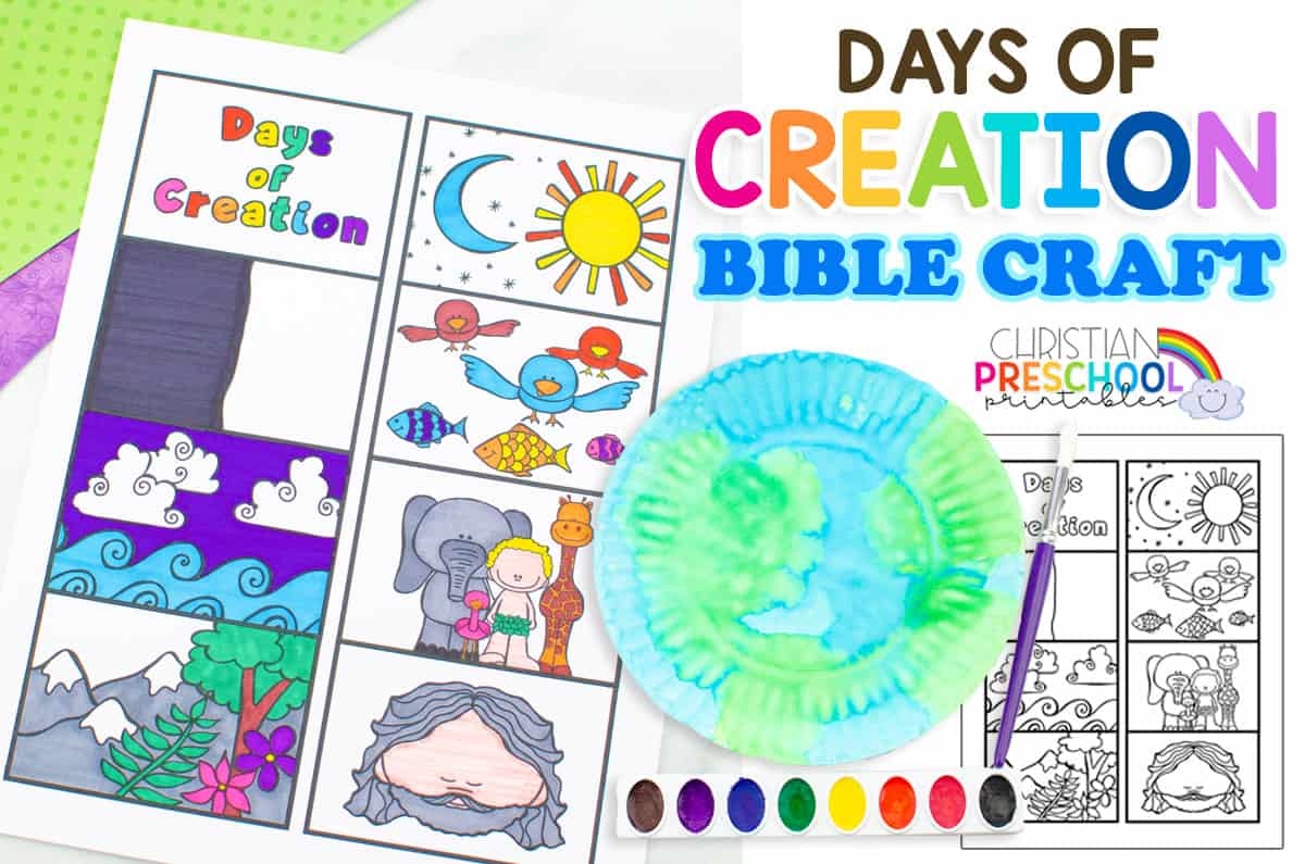 Creation Crafts For Preschoolers Printables