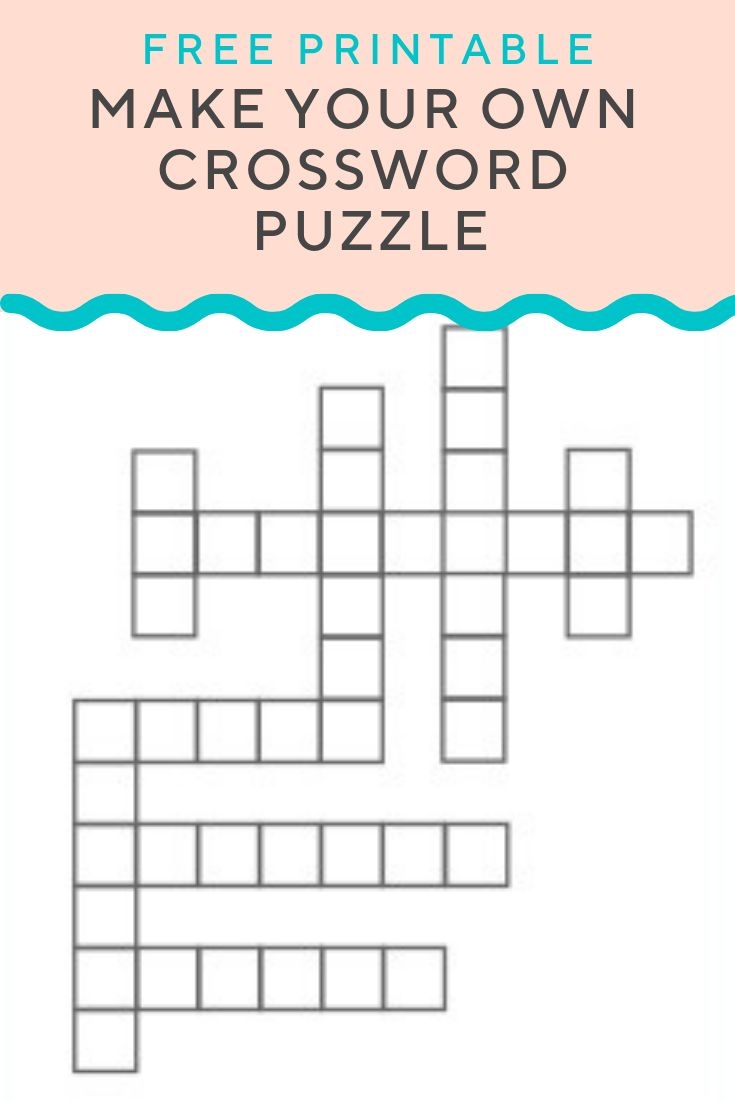 Free Printable Custom Crossword Puzzles