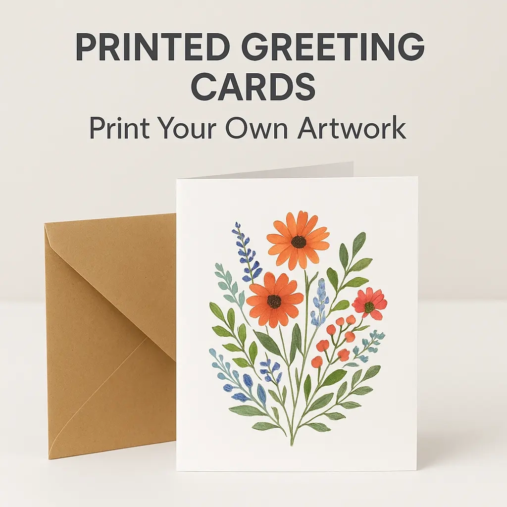 Custom Greeting Printing Print Your Own Artwork Paper Love 