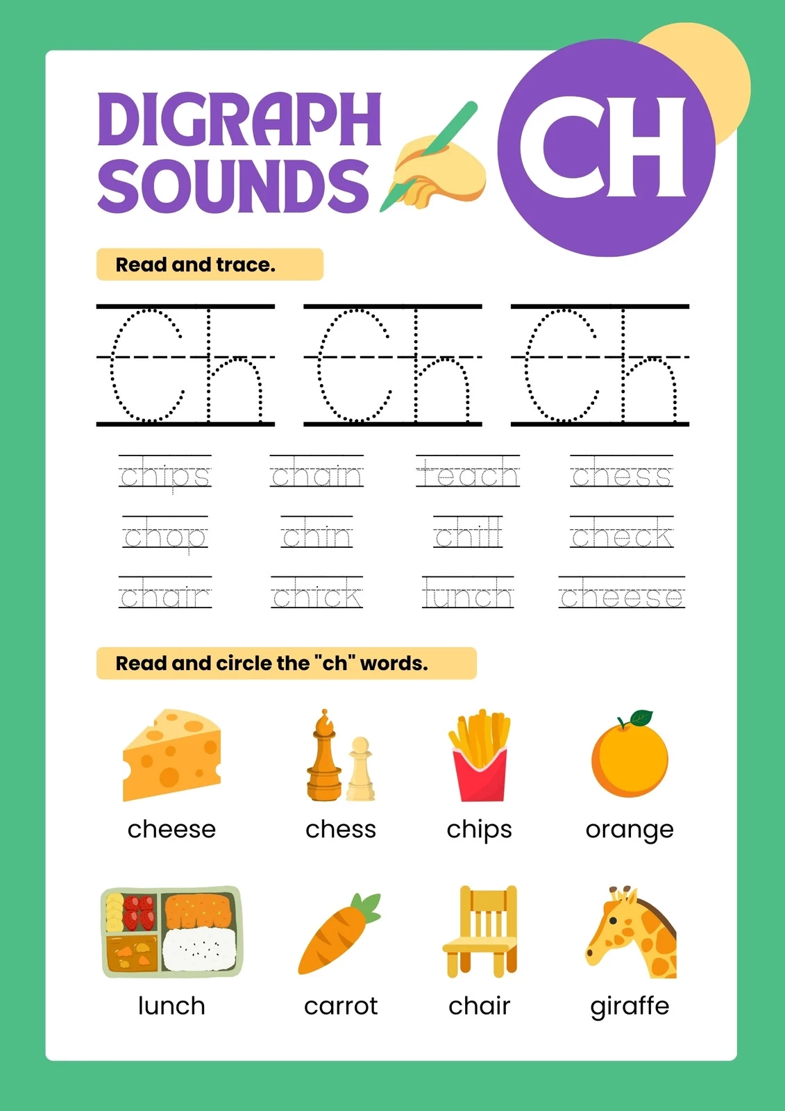 Printable Phonics Worksheets Free