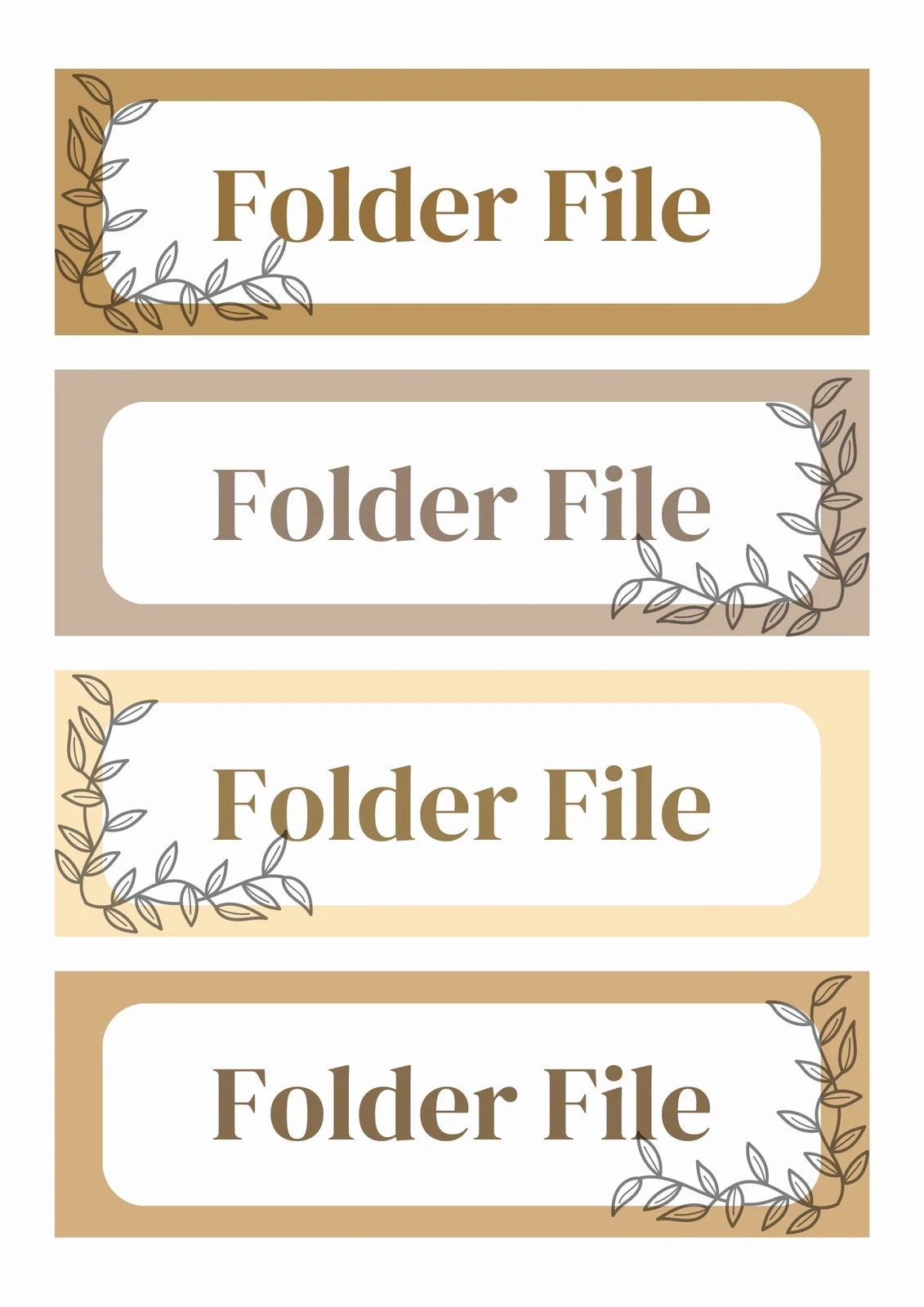 Customize 675 Folder Labels Templates Online Canva