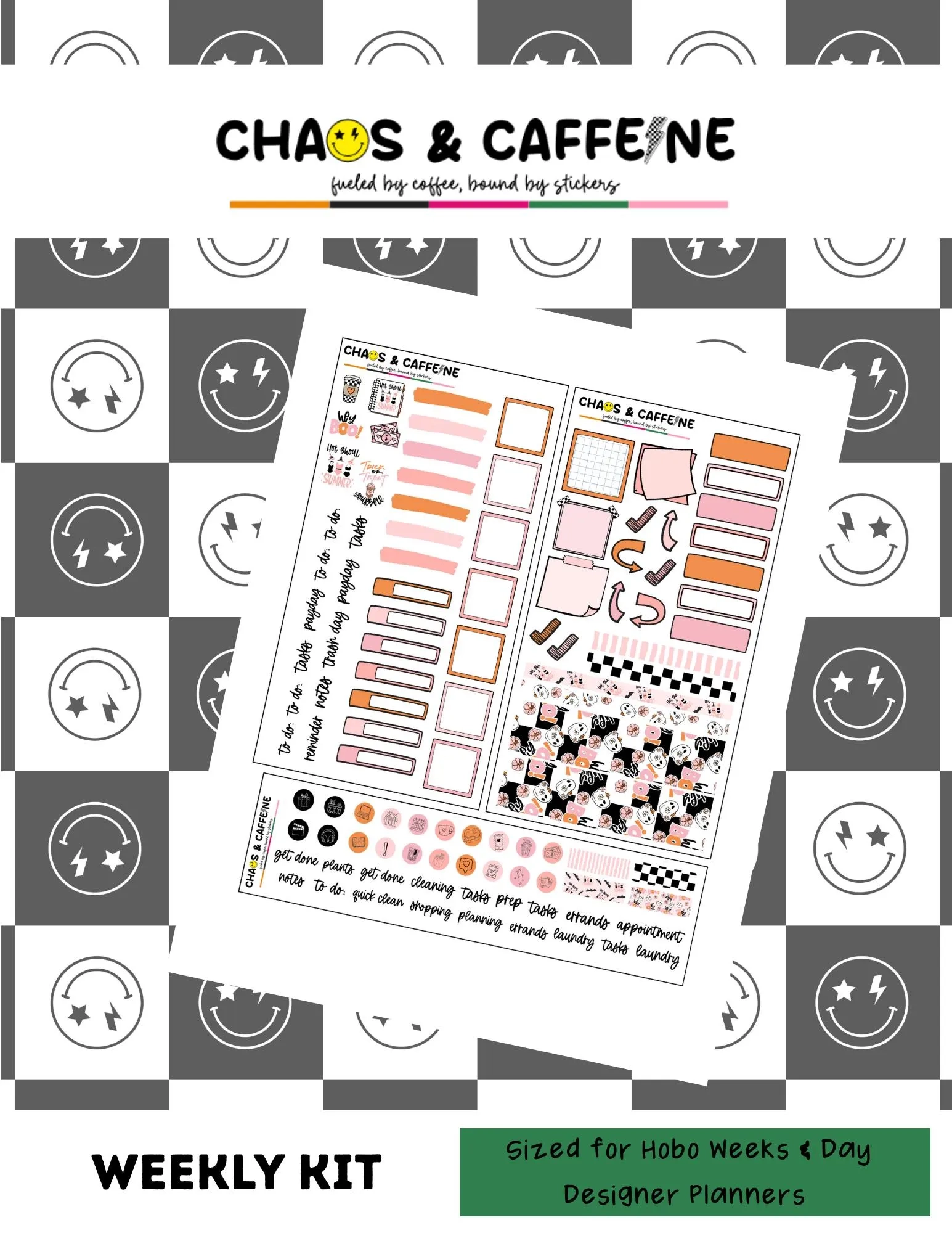 Day Designer Planner Stickers Etsy
