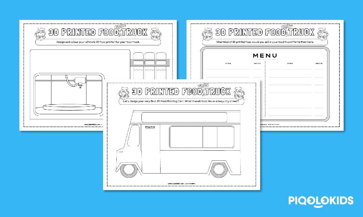 Design Your 3D Printed Food Food Truck Creative Printable 