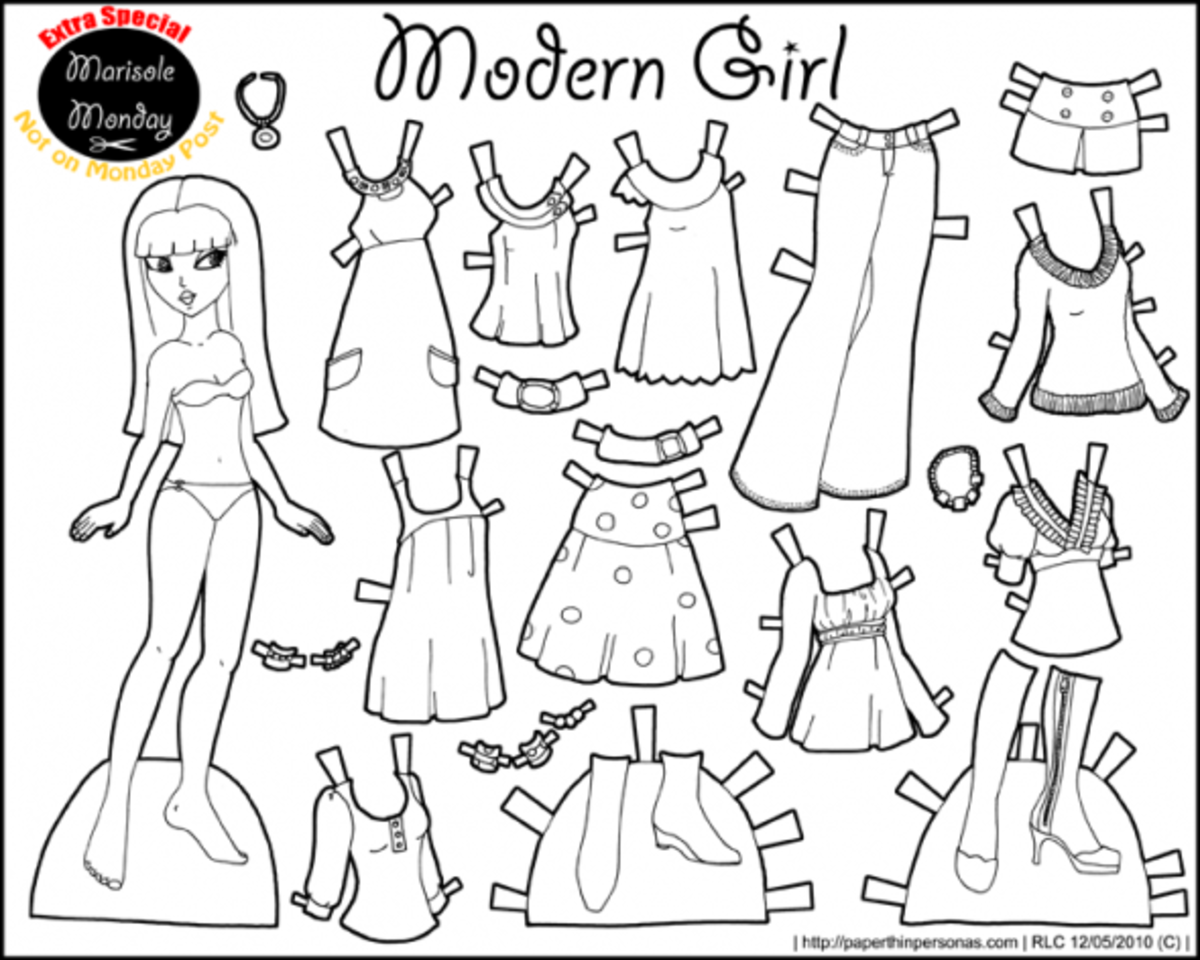 Discount Paper Dolls Clothes Printable Free Hot Sale