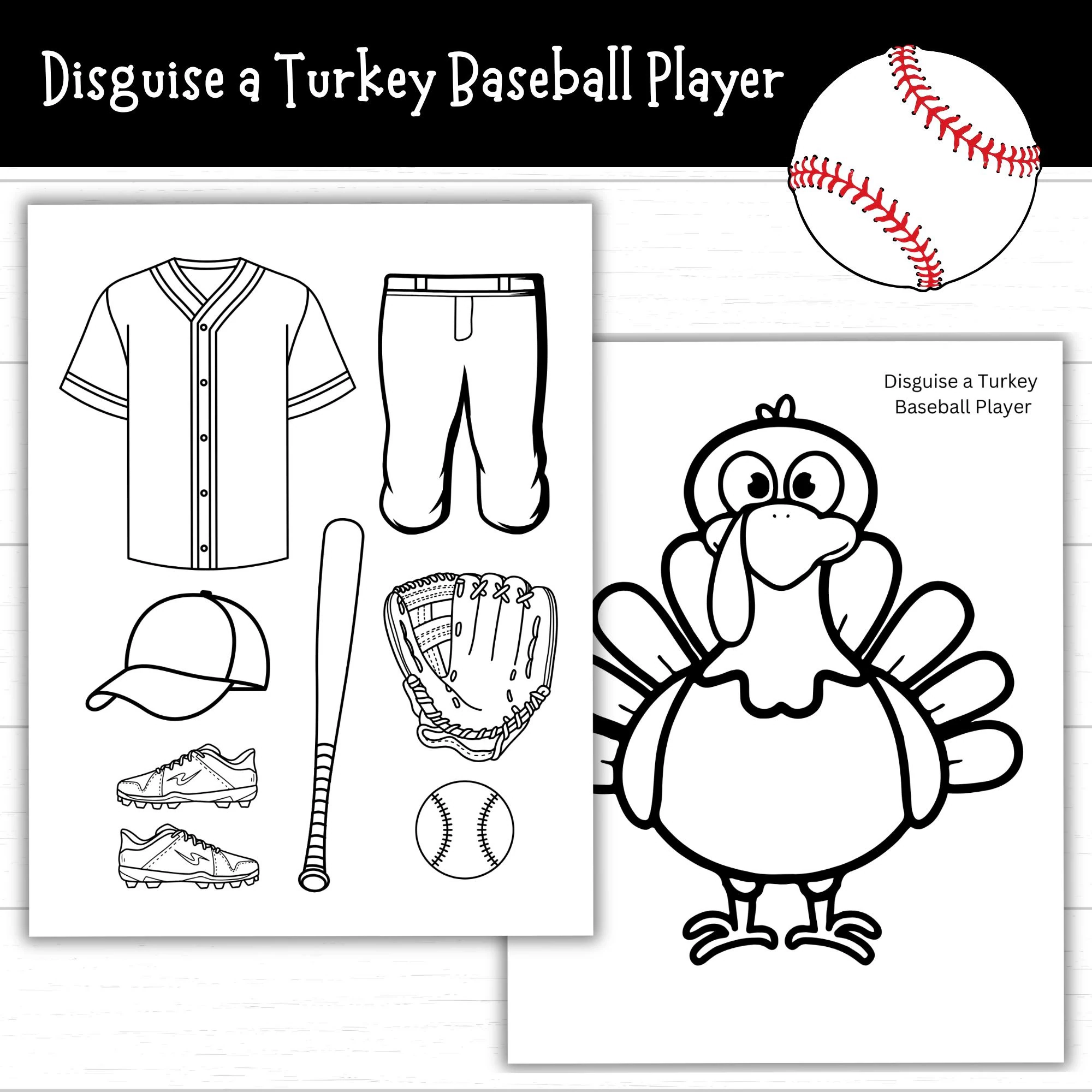 Turkey Disguise Template Printable