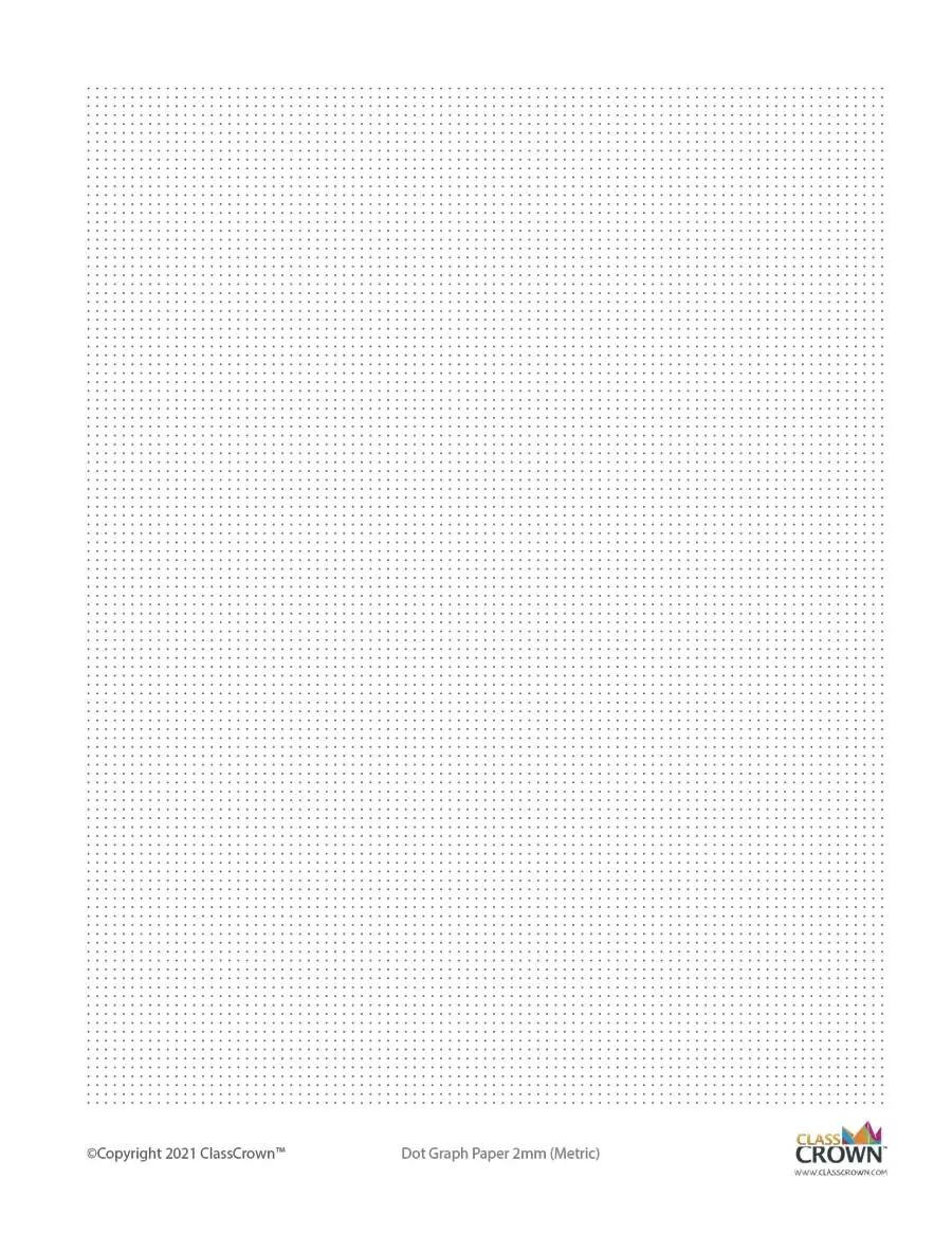 Dot Graph Paper Printable
