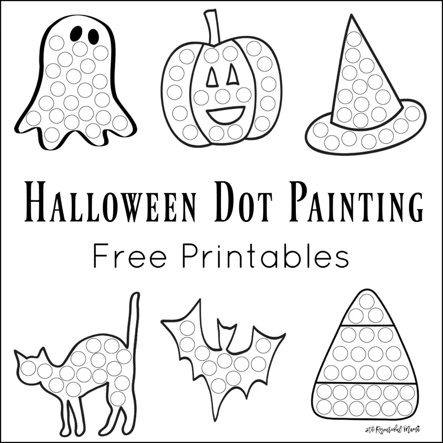 Dot Paint Art Printables