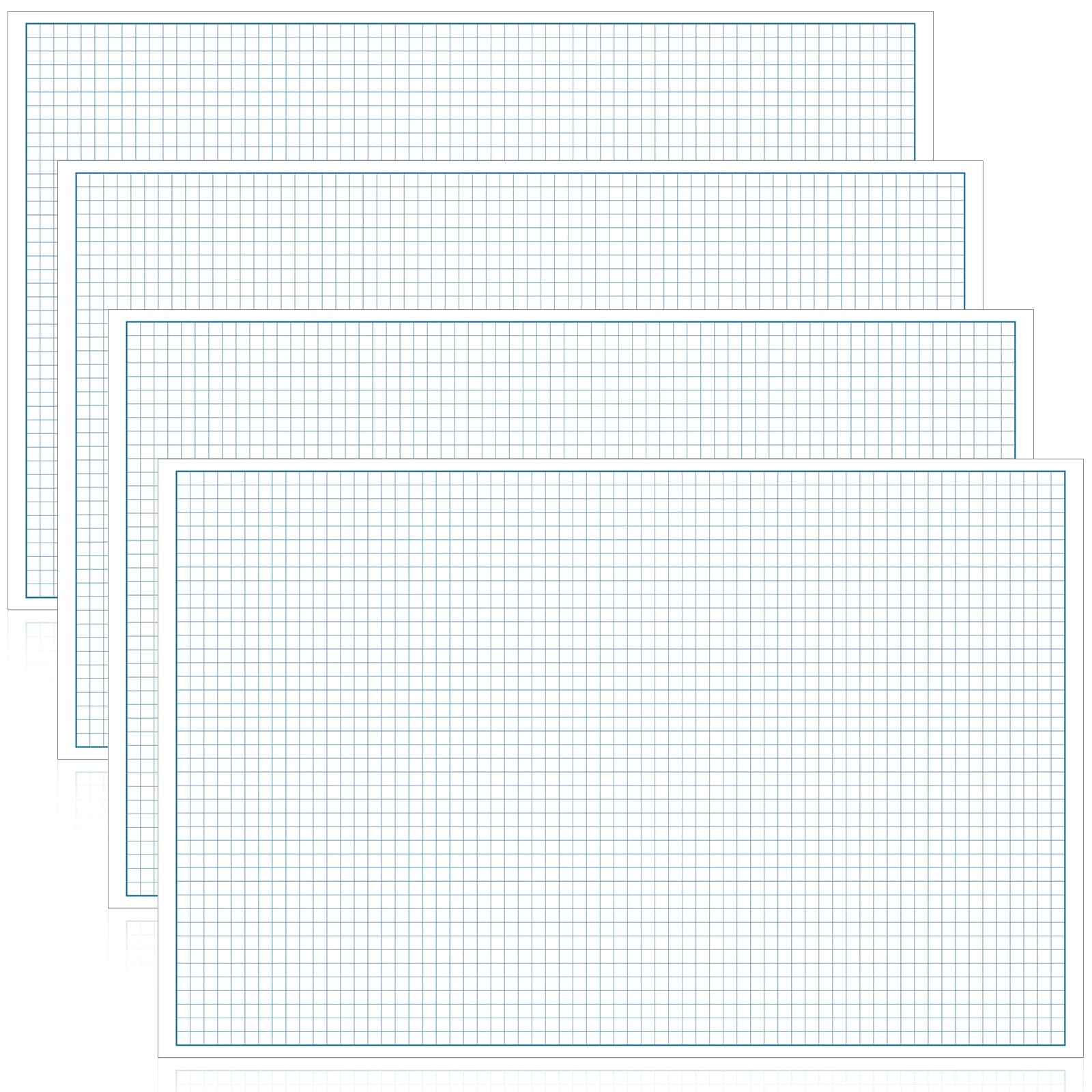 Eaasty 4 Pack Engineering Paper 11x17 Inch Grid Notepad Drawing 