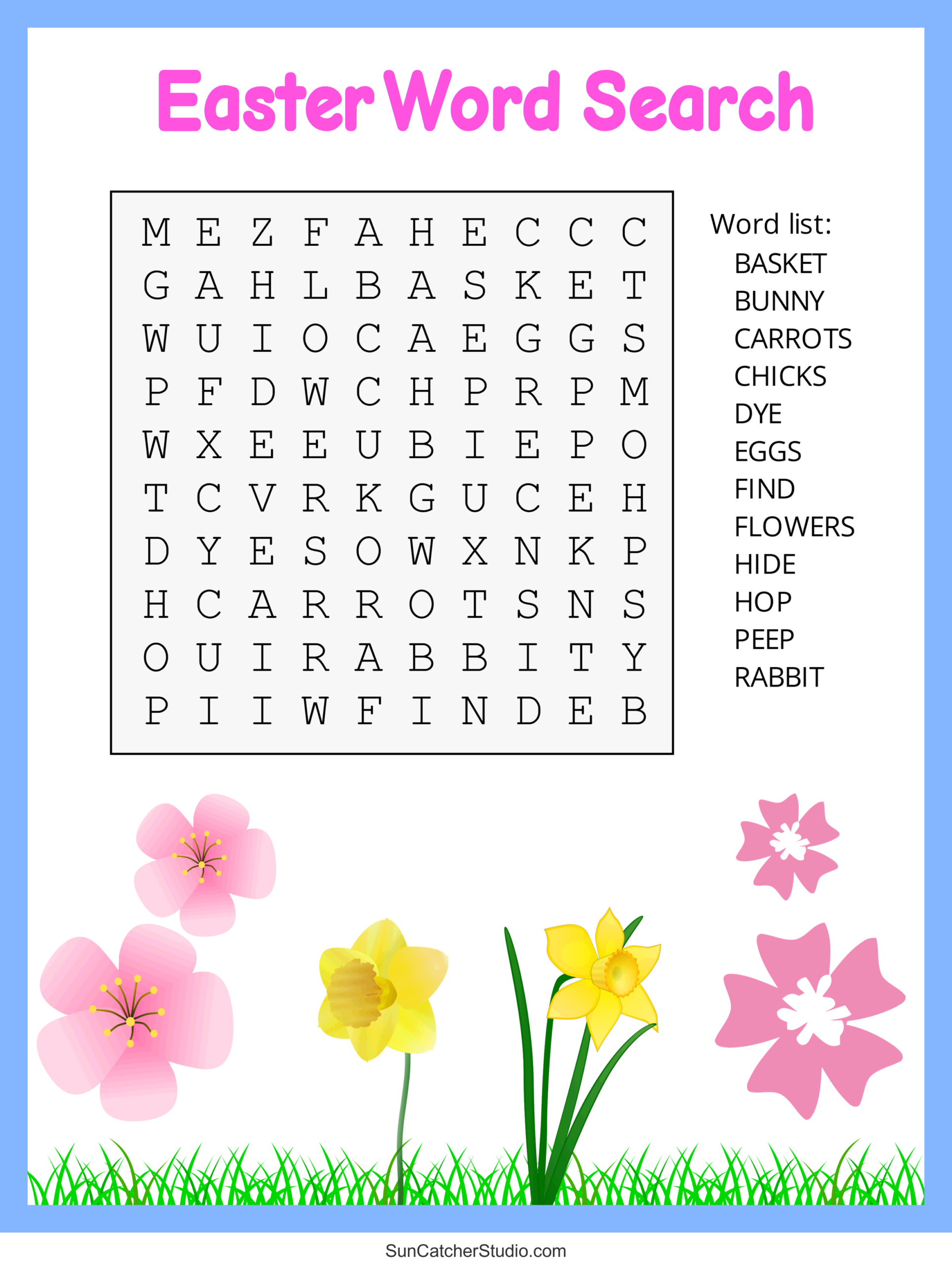 Free Easter Printable Puzzles For Kids