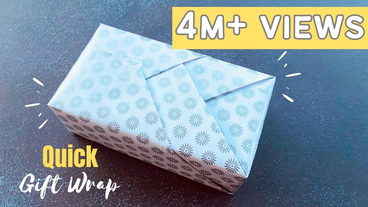 Easy Gift Wrapping DIY Gift Packing Idea Gift Wrap Idea For Christmas giftwrap