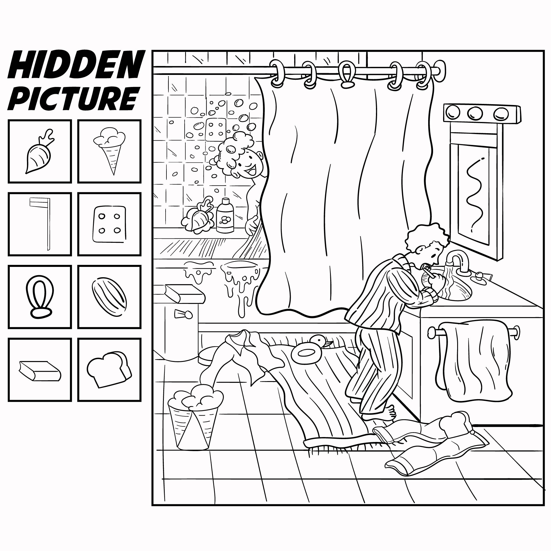 Hidden Pictures Free Printables
