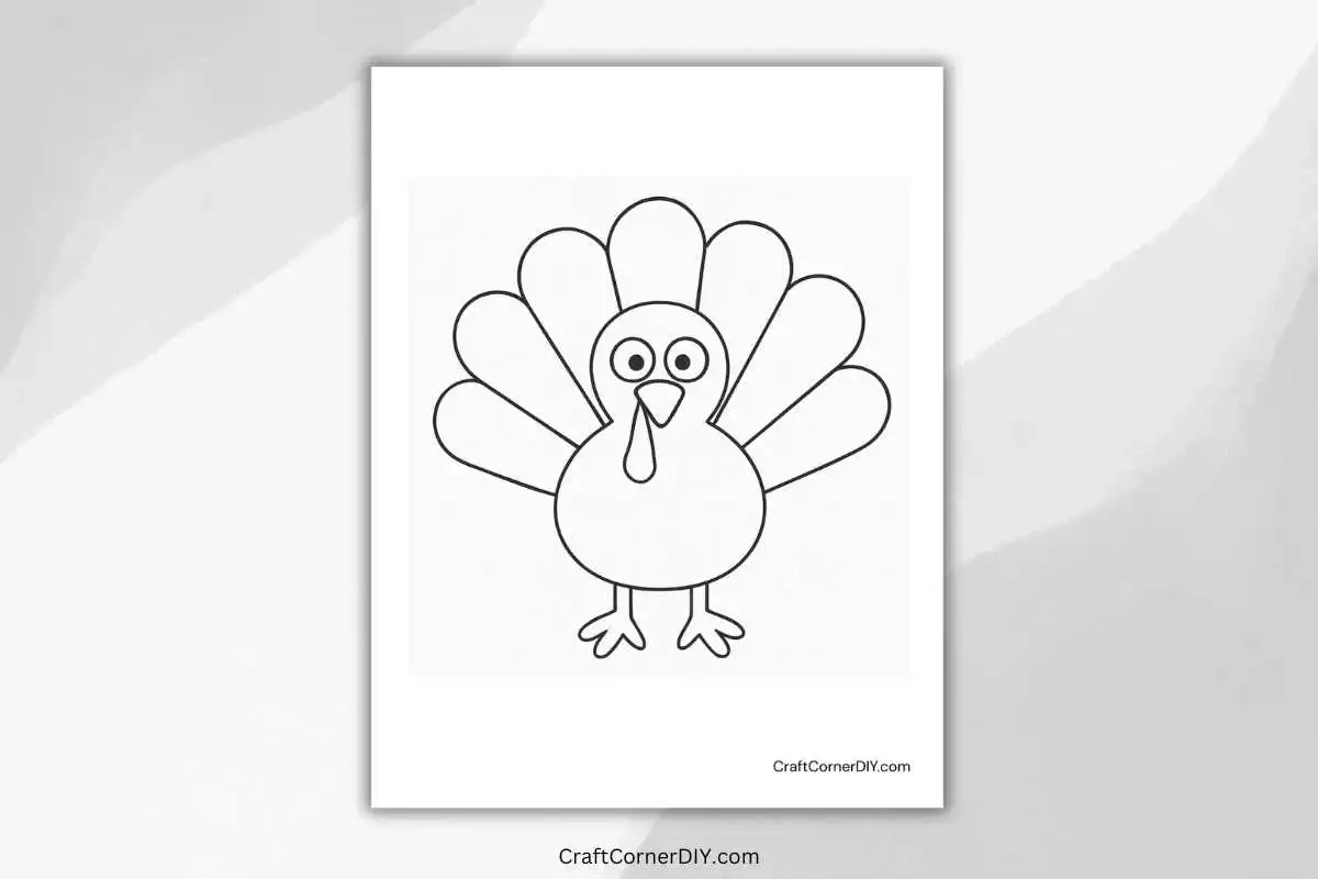 Printable Turkey Template