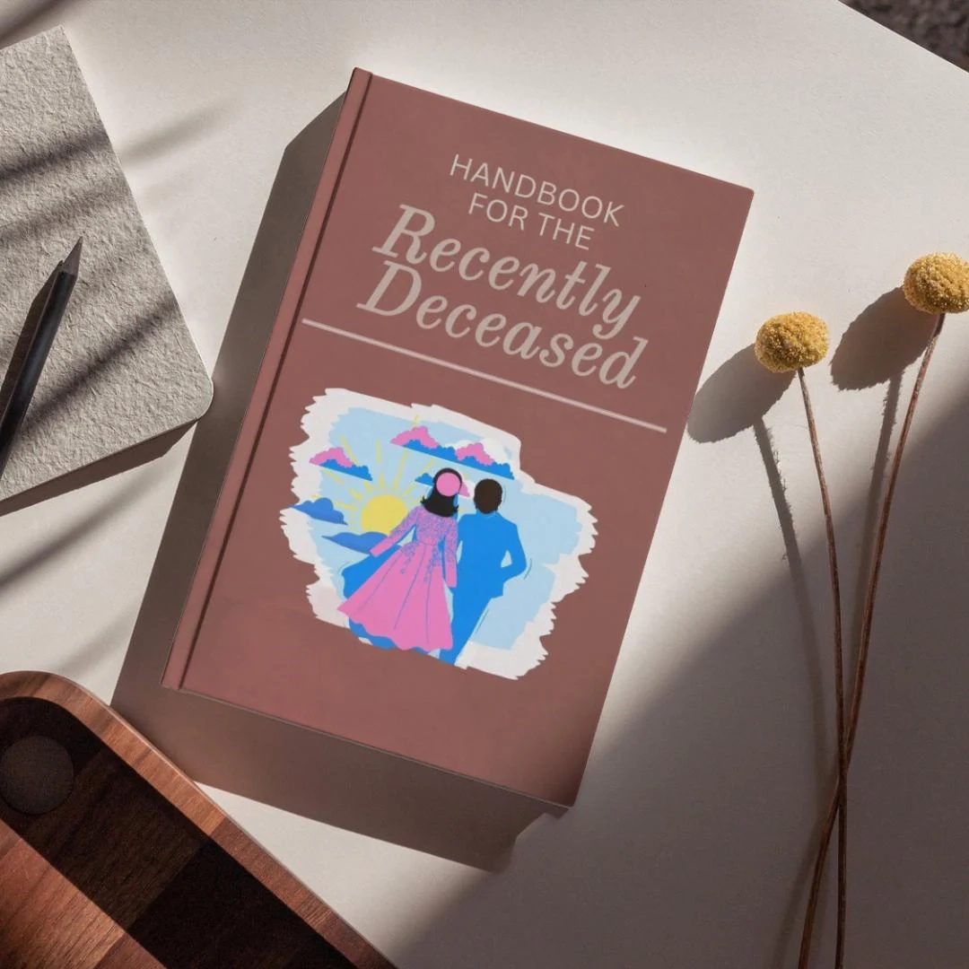 Editable Recently Deceased Book Cover For Beetlejuice Costume Etsy