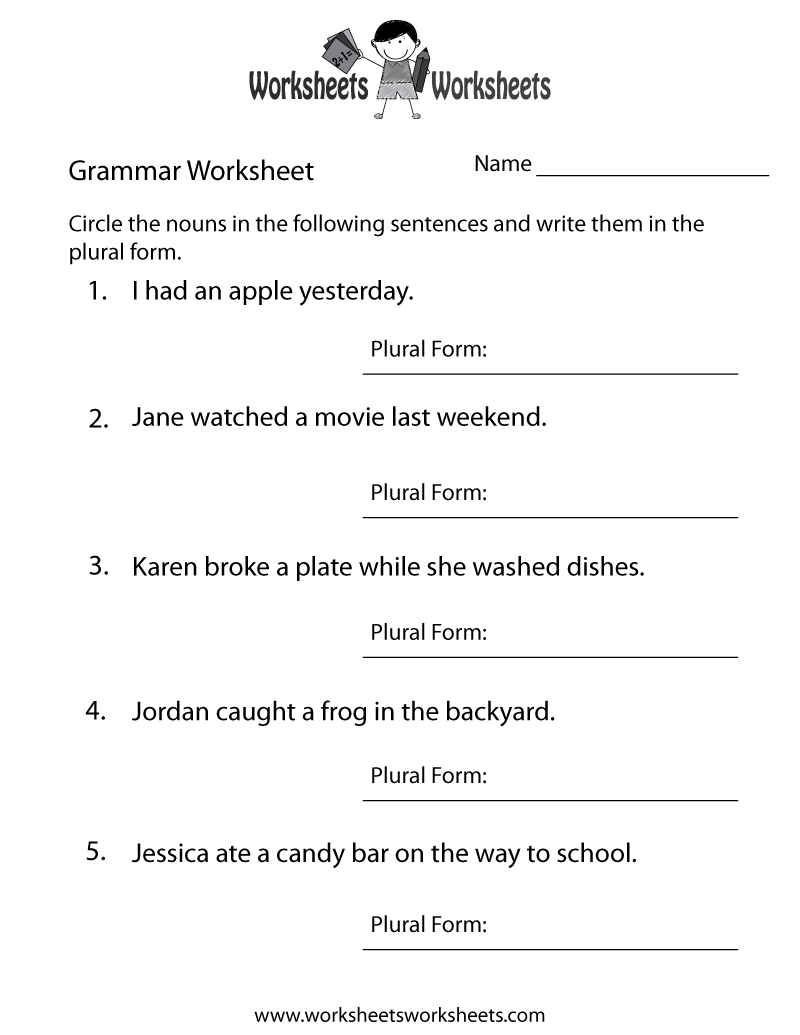 English Grammar Verbs Worksheet Skoolon Worksheets Library