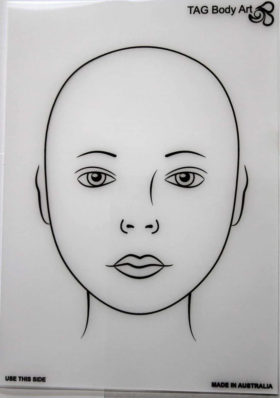 Face Painting Practice Board BodyFX
