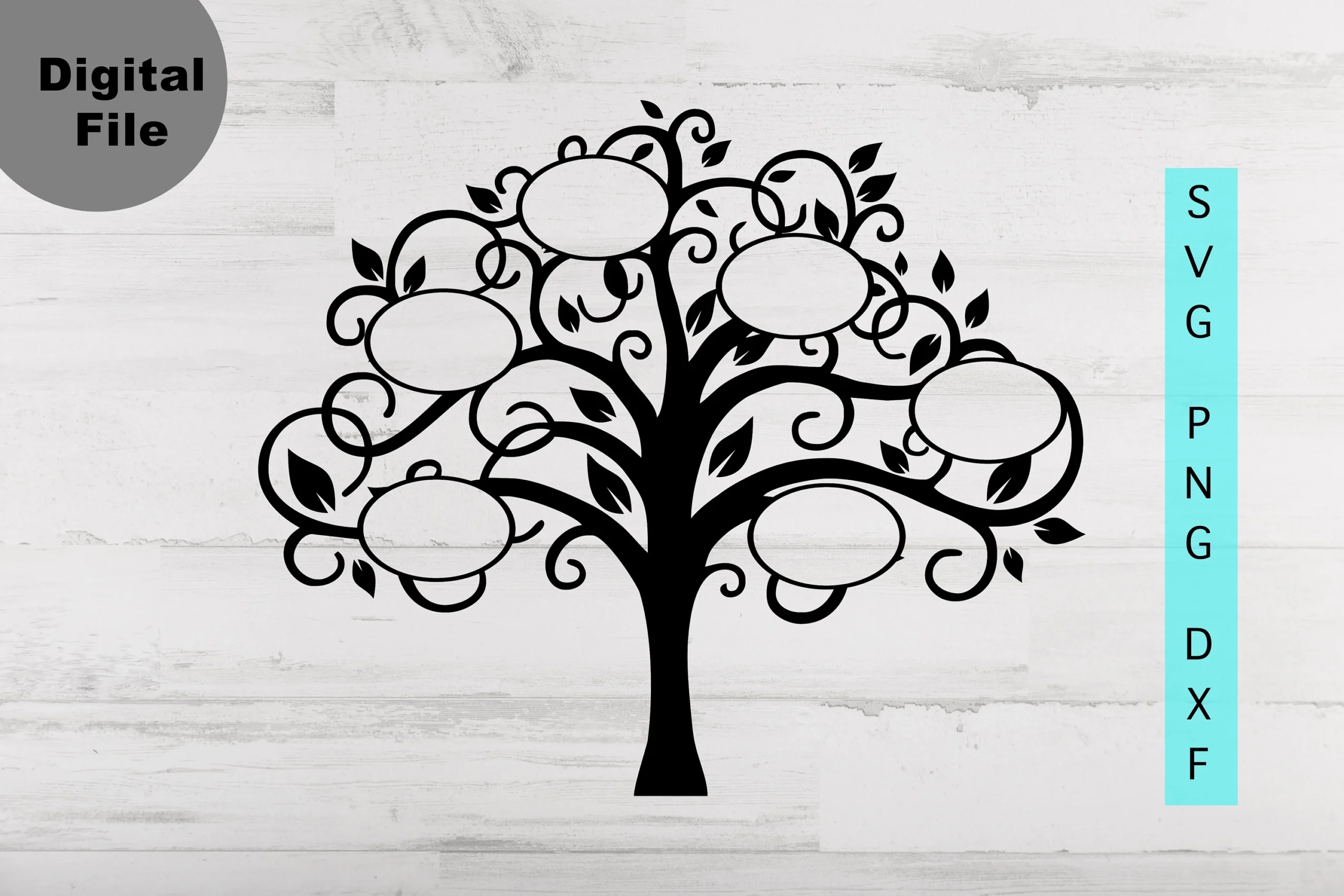 Printable Family Tree Design For 6 Members