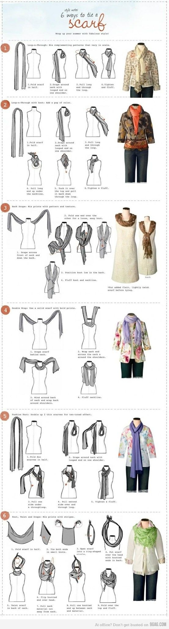 Scarf Template Printable