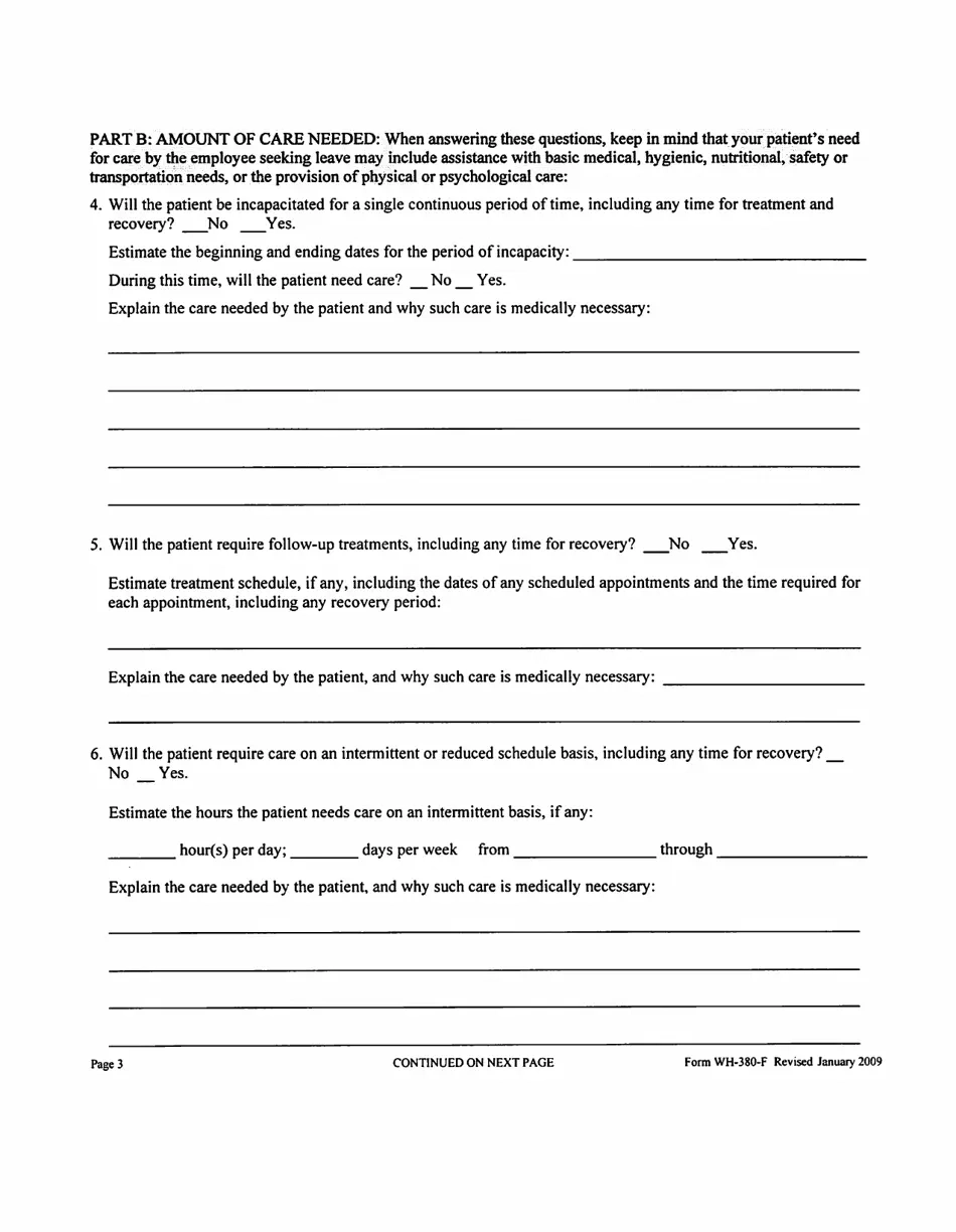 Fmla Form Wh 380 F Printable