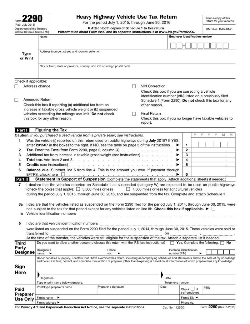 Form 2290 Fill And Sign Online With Lumin
