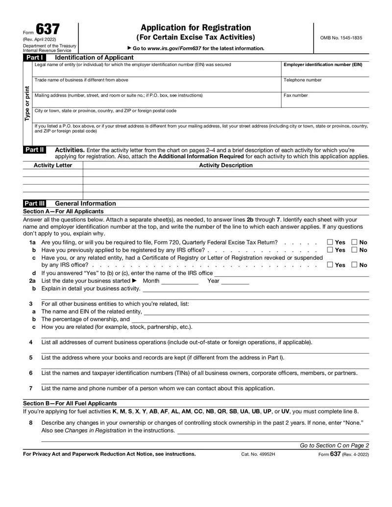 Form 637 Fill And Sign Online With Lumin