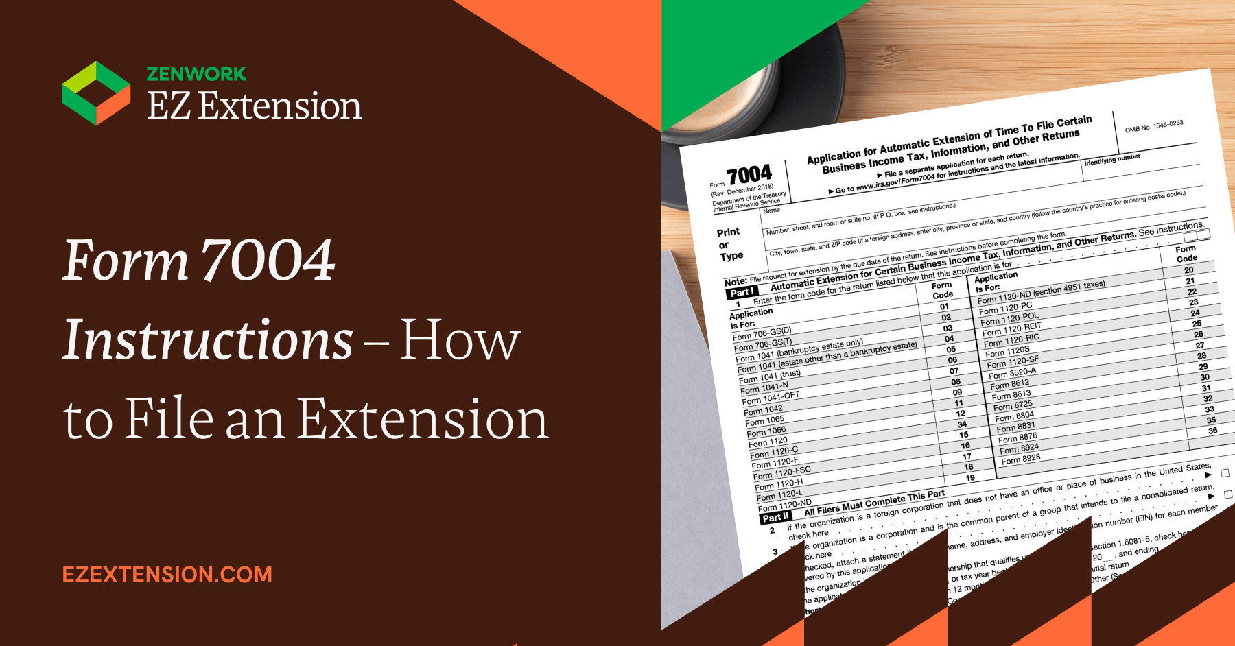 Irs Form 7004 Mailing Address