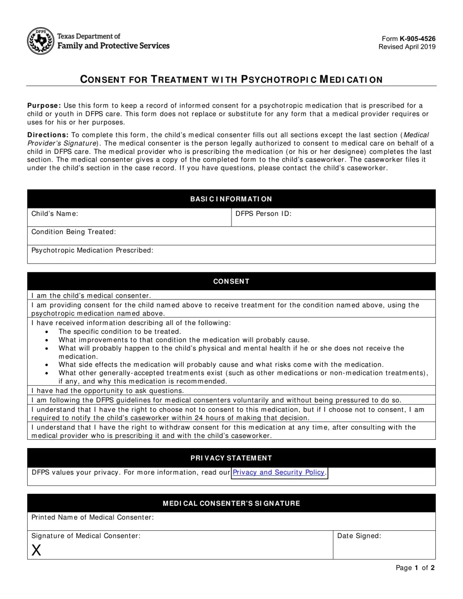 Form K 905 4526 Fill Out Sign Online And Download Fillable PDF 